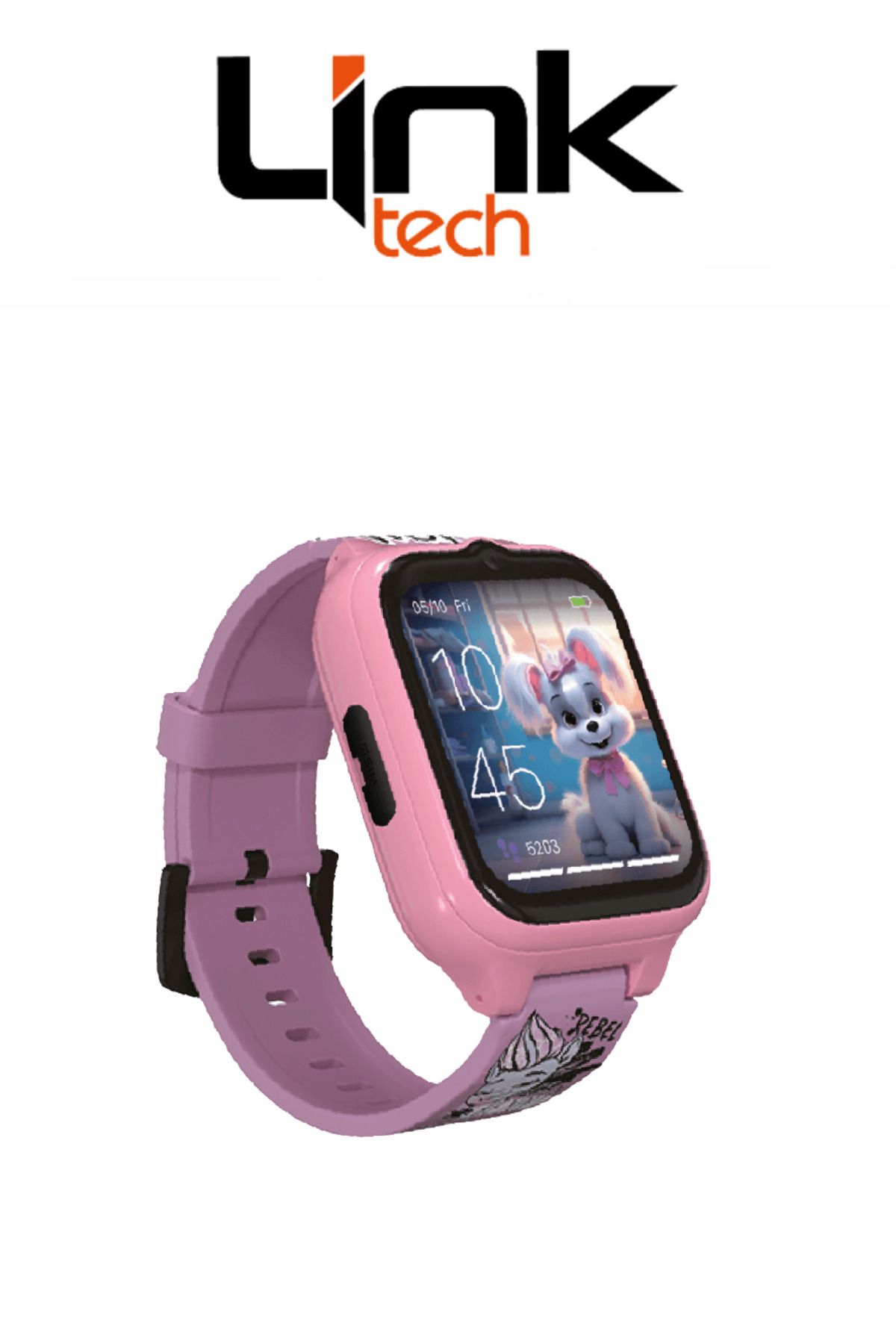 Linktech S100 LT Watch 1.78 inç Uyumlu  Görüntülü Görüşme 4G-GPS IP68 Suya Dayanıklı Akıllı Çocuk Saati