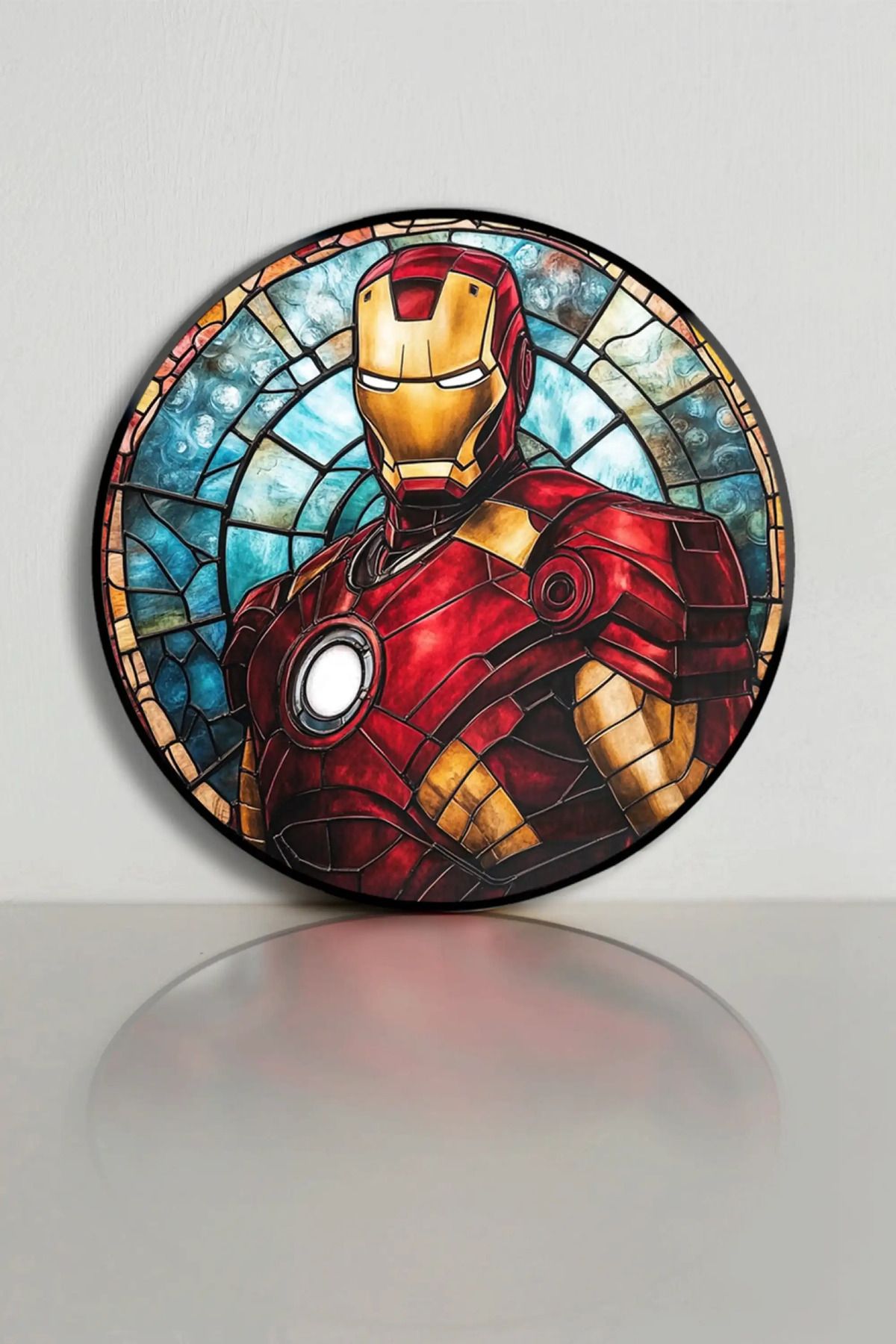 bds art sanatı evinize taşır Iron Man Vitray Spektrum™ Stained Glass Serisi