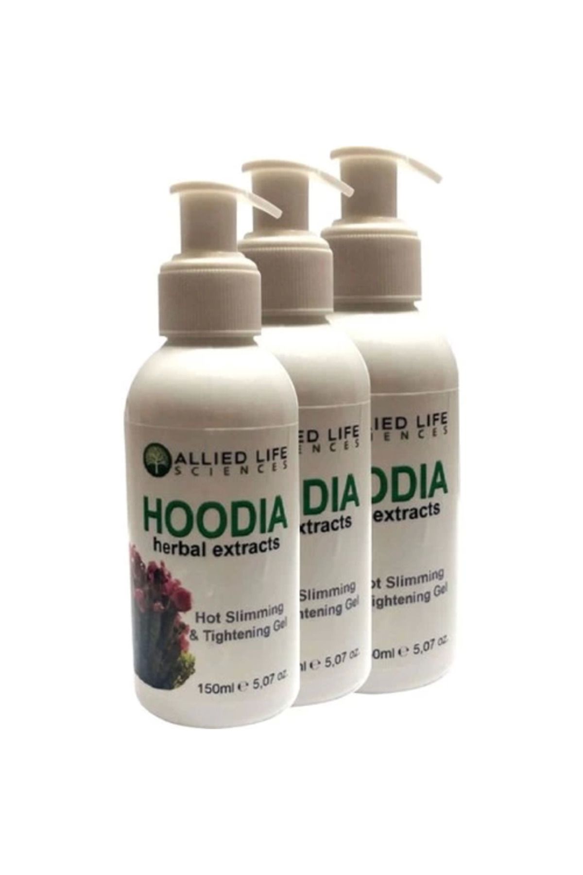 Emper Allied Life Sciences Hoodia Herbal Extracts Hot Slimming & Tightening 150 ml x 3 adet