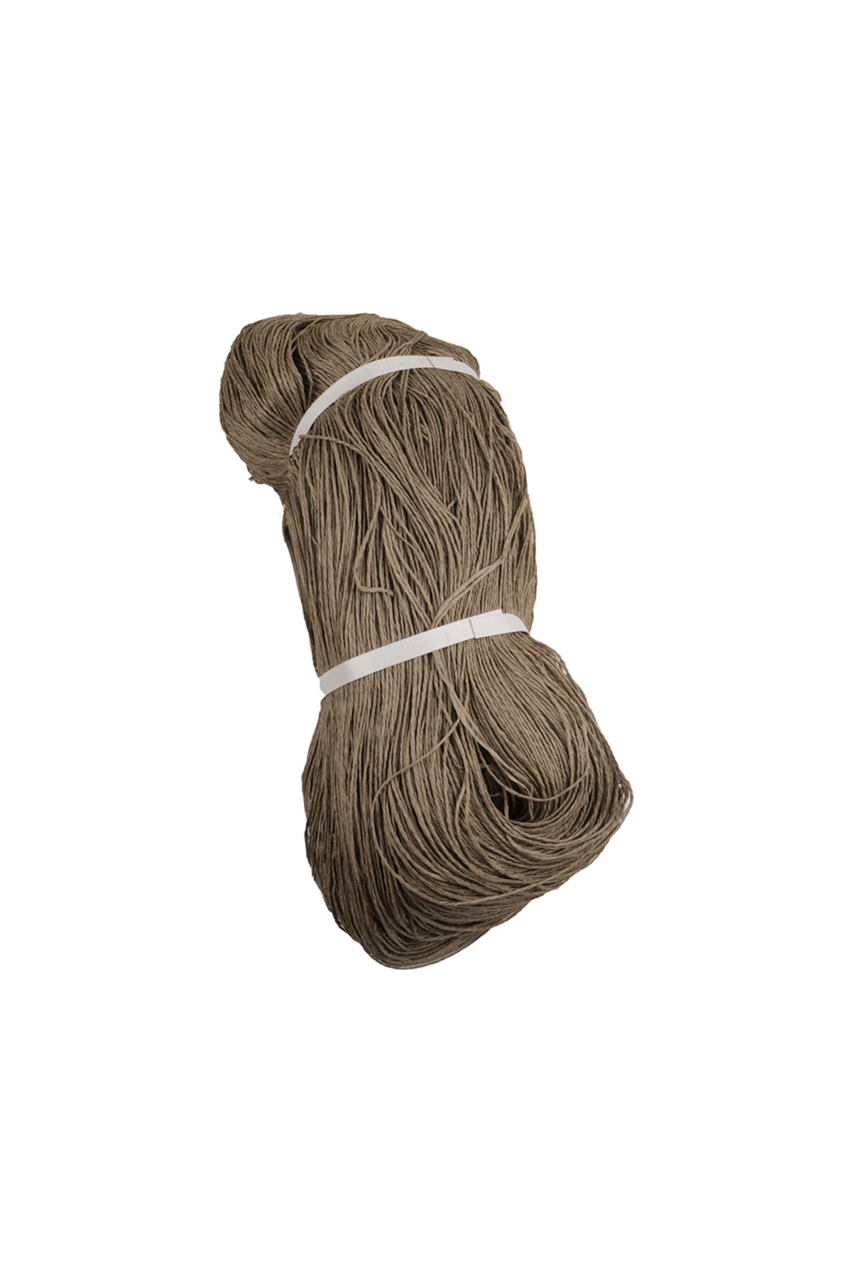 Prestij Boncuk Çile Kağıt İp Çanta ve Hobi El Örgü İpi G11 Kahverengi 400-500 gr