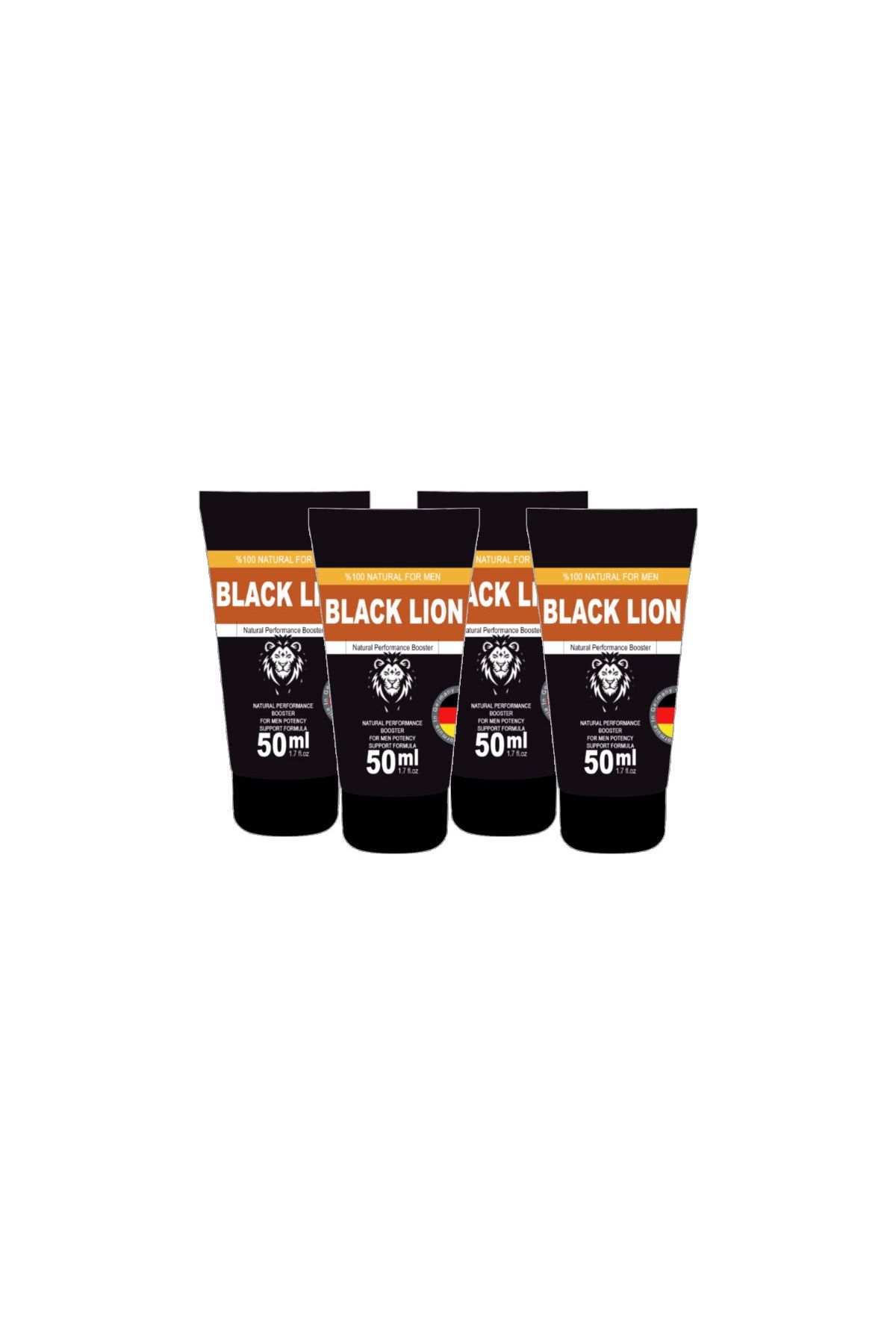 Emper Black Lion 4 Tane x 50 ml Men Booster Krem Erkeklere Özel Anlar İçin Hareketlendirici Krem 578
