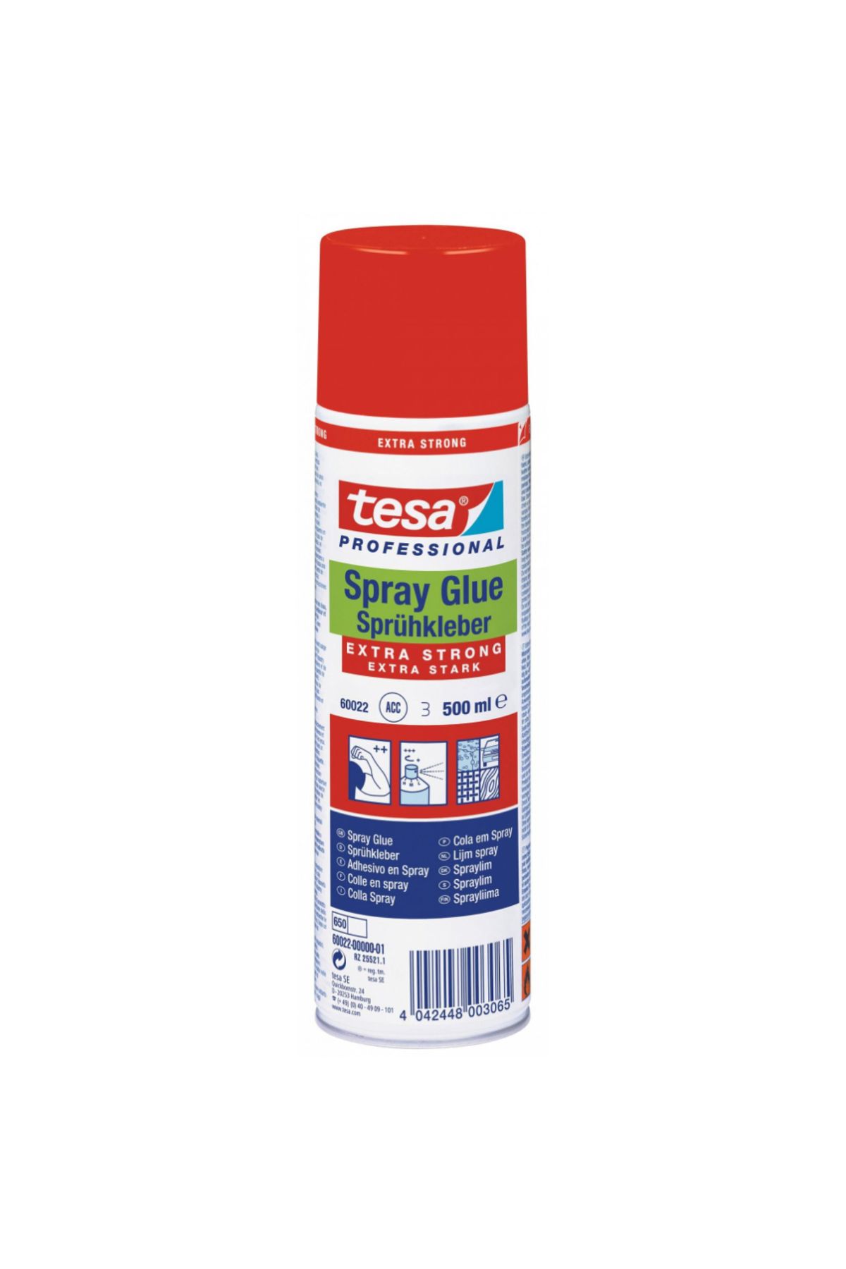 Tesa-Spray Bonding Adhesive, 500 Ml, Plastic Bonding Adhesive 1