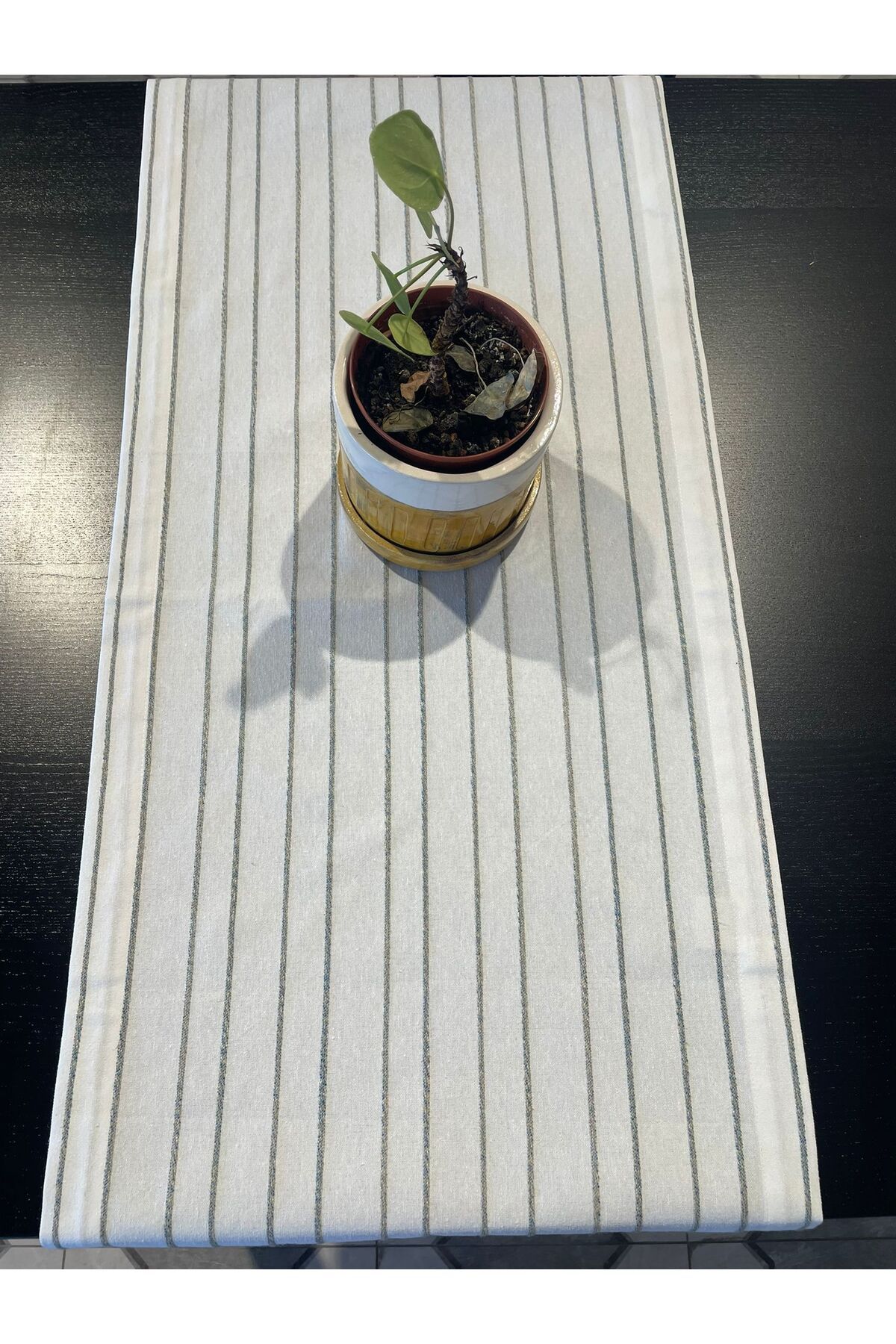 Lucien Home Gardenya Çizgili Runner (45*140)