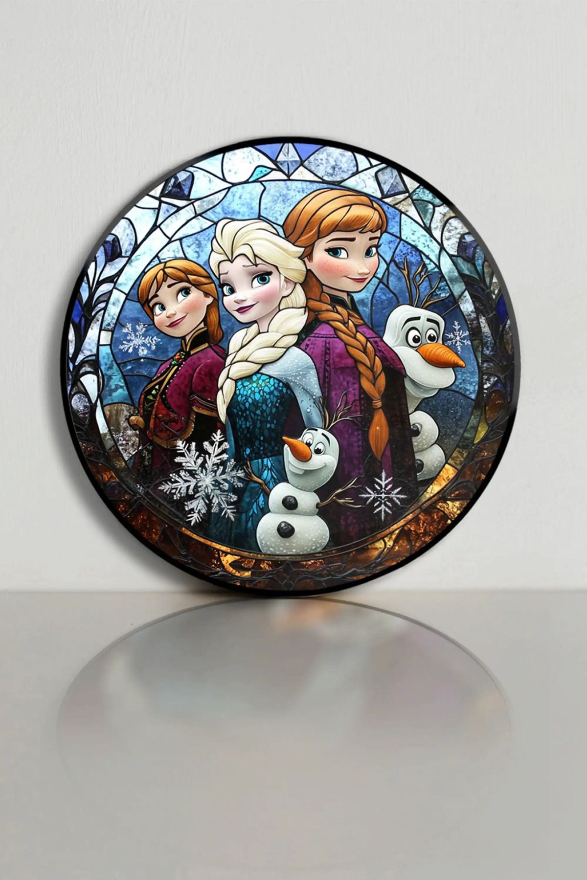bds art sanatı evinize taşır Karlar Ülkesi Vitray Spektrum™ Stained Glass Serisi