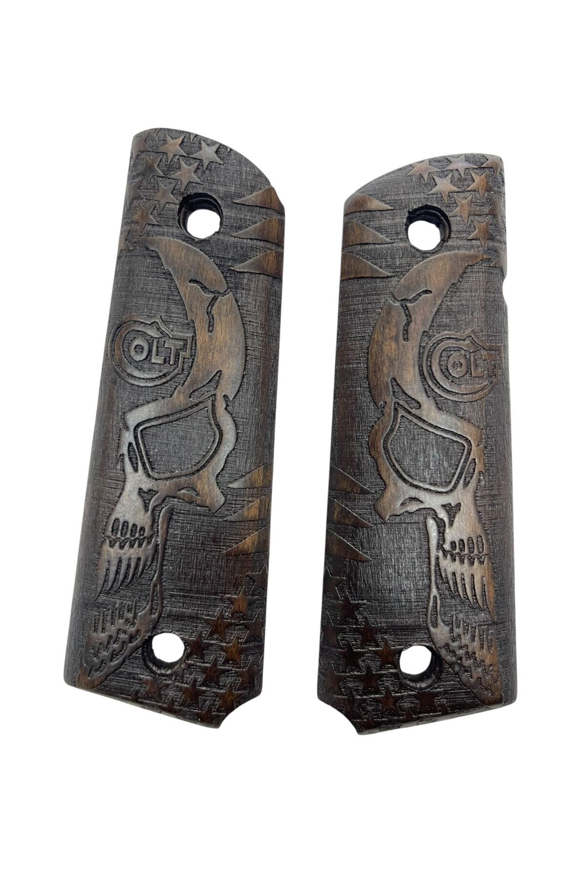 bahadırsilahcılık Colt 1911 Ahşap lazer kesim Kabzesi