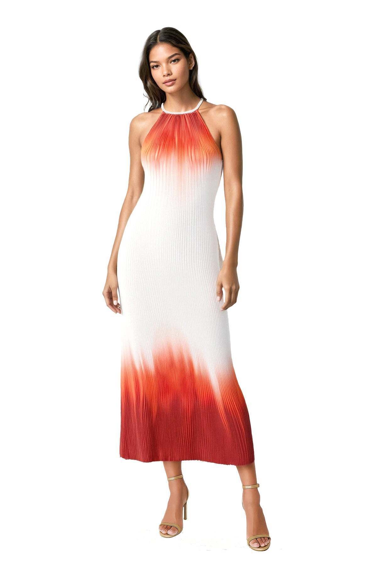 Movom GRACE HALTER NECK DRESS