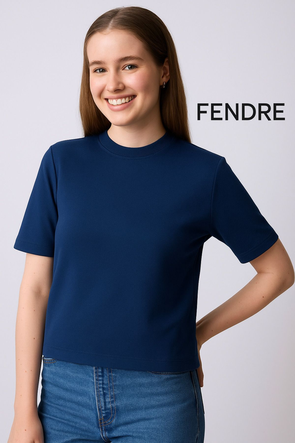 Fendre Vatkalı Tişört