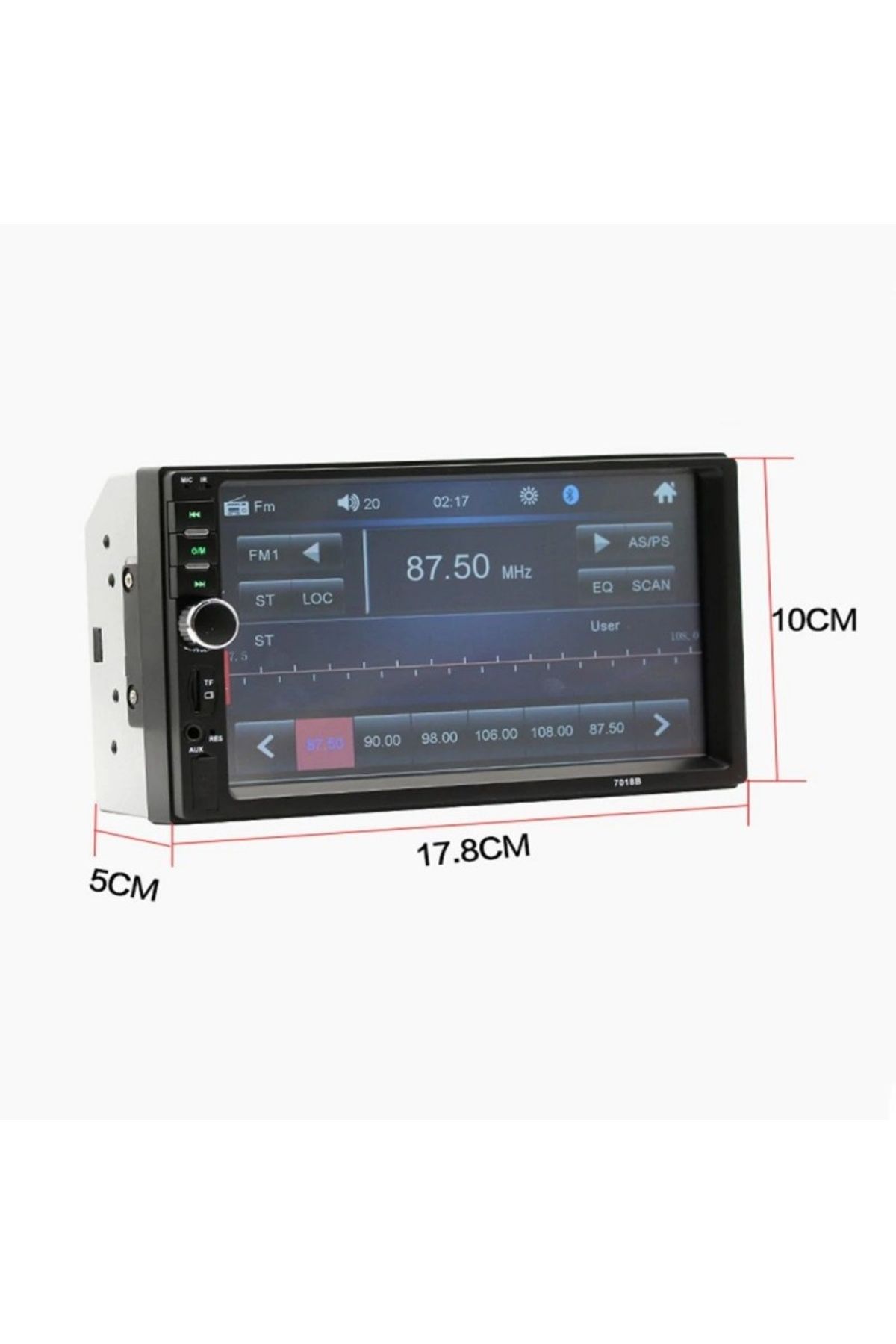 TECHSTAR-Universal Car MP5 Player 7018B, WinCE, Rear View Camera, 7" HD Touch Screen, Steering Wheel Controls 8