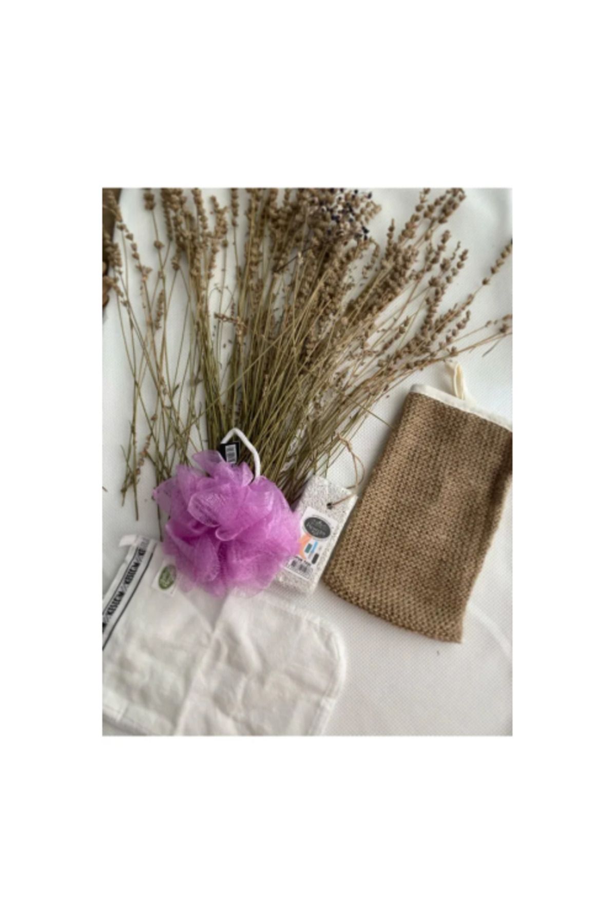 Modafiks Doğal 4'Lü Banyo Hamam Seti