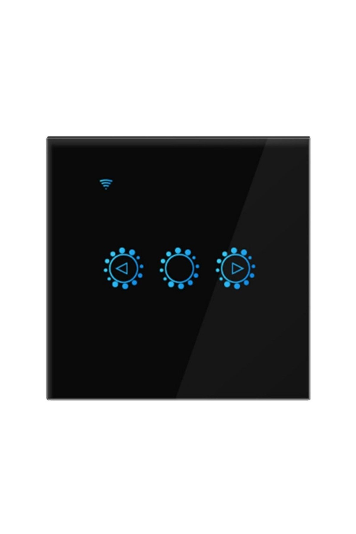 TECHSTAR-Întrerupător tactil inteligent, wireless 2,4 GHz, variator de intensitate, sticlă securizată, design modern, iluminare LED, 1
