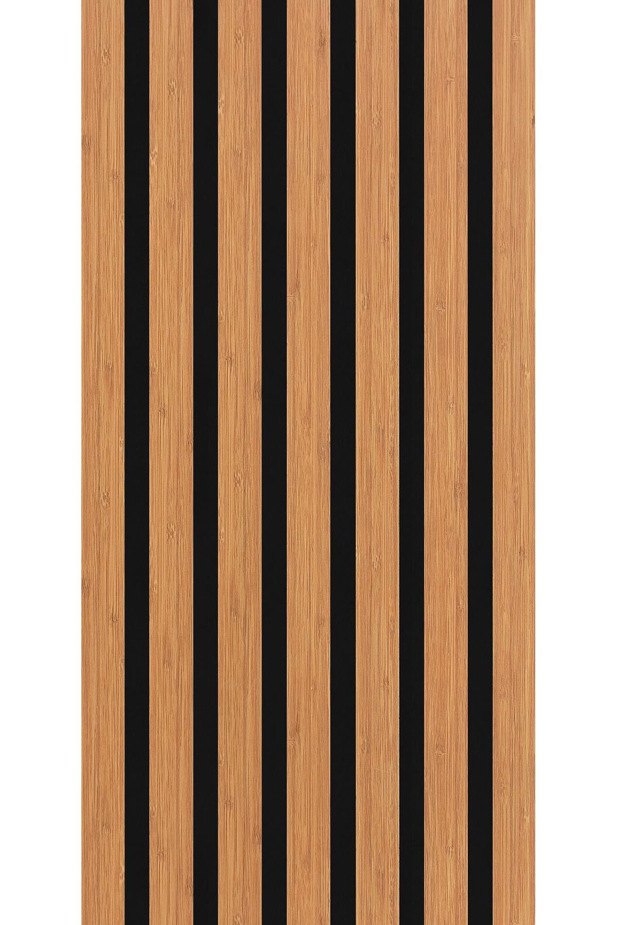 ZETA WOOD 240 CM 12 ADET KENDİNDEN YAPIŞKANLI 8 MM AHŞAP ÇITA - BAMBU RENGİ