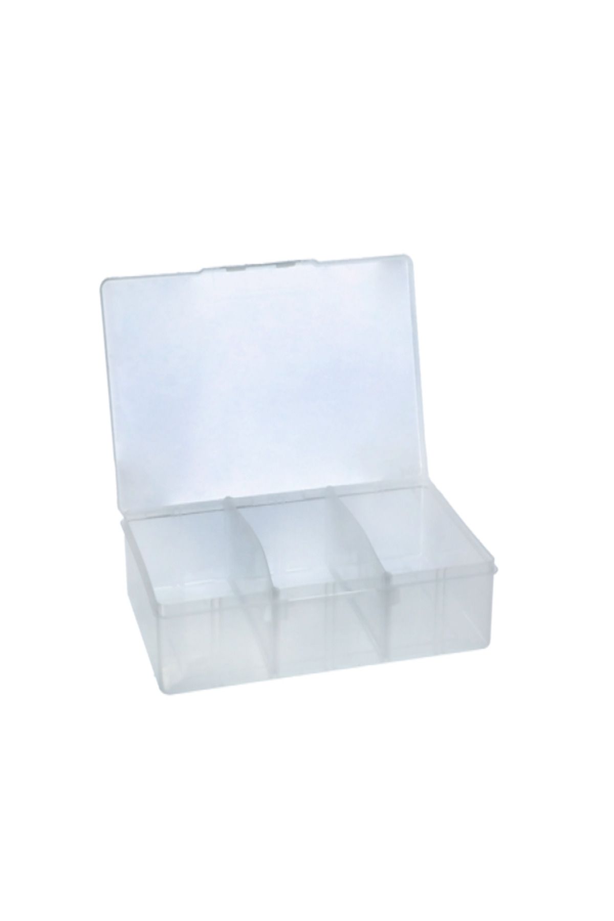 Tactix-3-Compartment Plastic Storage Box with Removable Separators 3