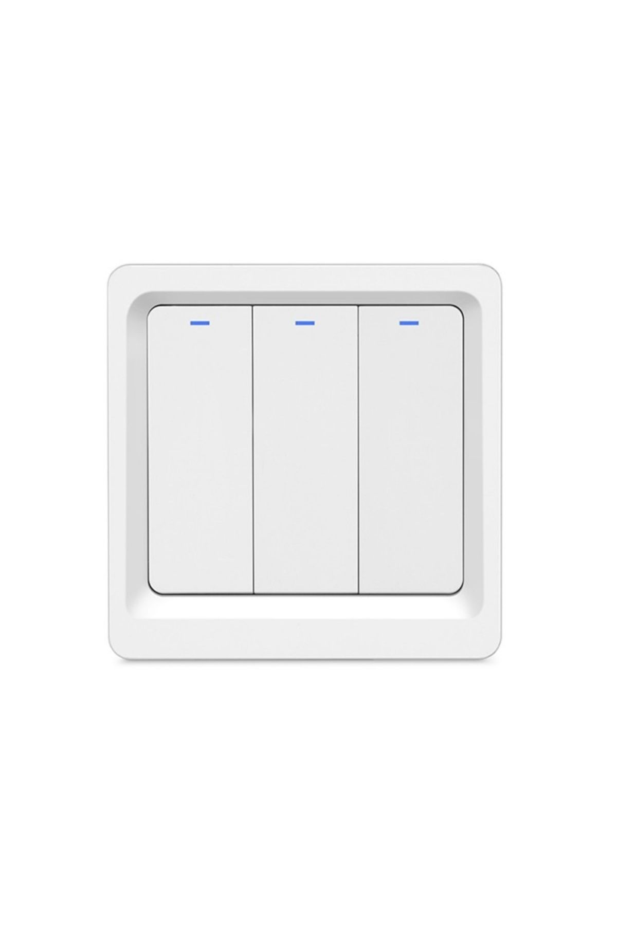 TECHSTAR-Întrerupător inteligent ®, wireless 2,4 GHz, buton cu revenire, design clasic, iluminare LED, 3 faze 1