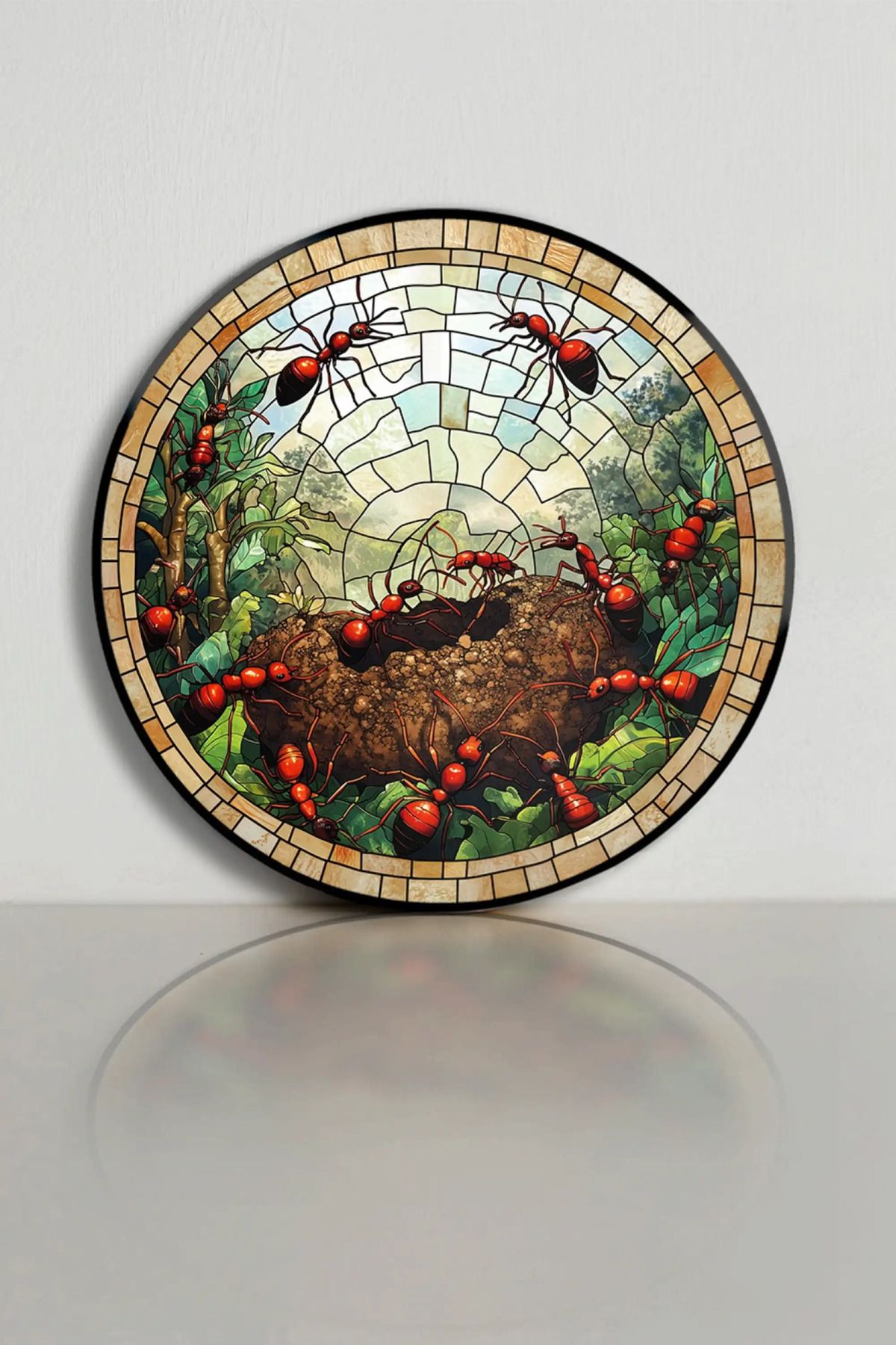 bds art sanatı evinize taşır Karınca Kolonisi Vitray Spektrum™ Stained Glass Serisi