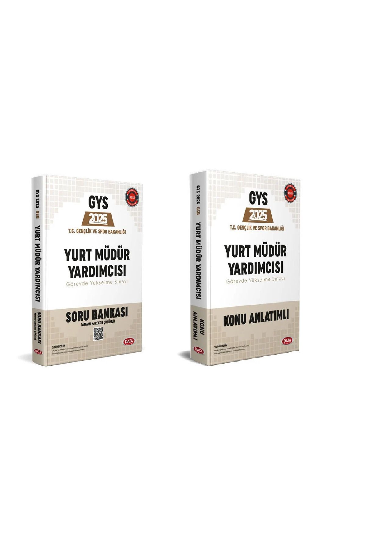 Data Yayınları T.C. Gençlik ve Spor Bakanlığı Yurt Müdür Yardımcısı Konu Anlatımlı +Soru Bankası 2025