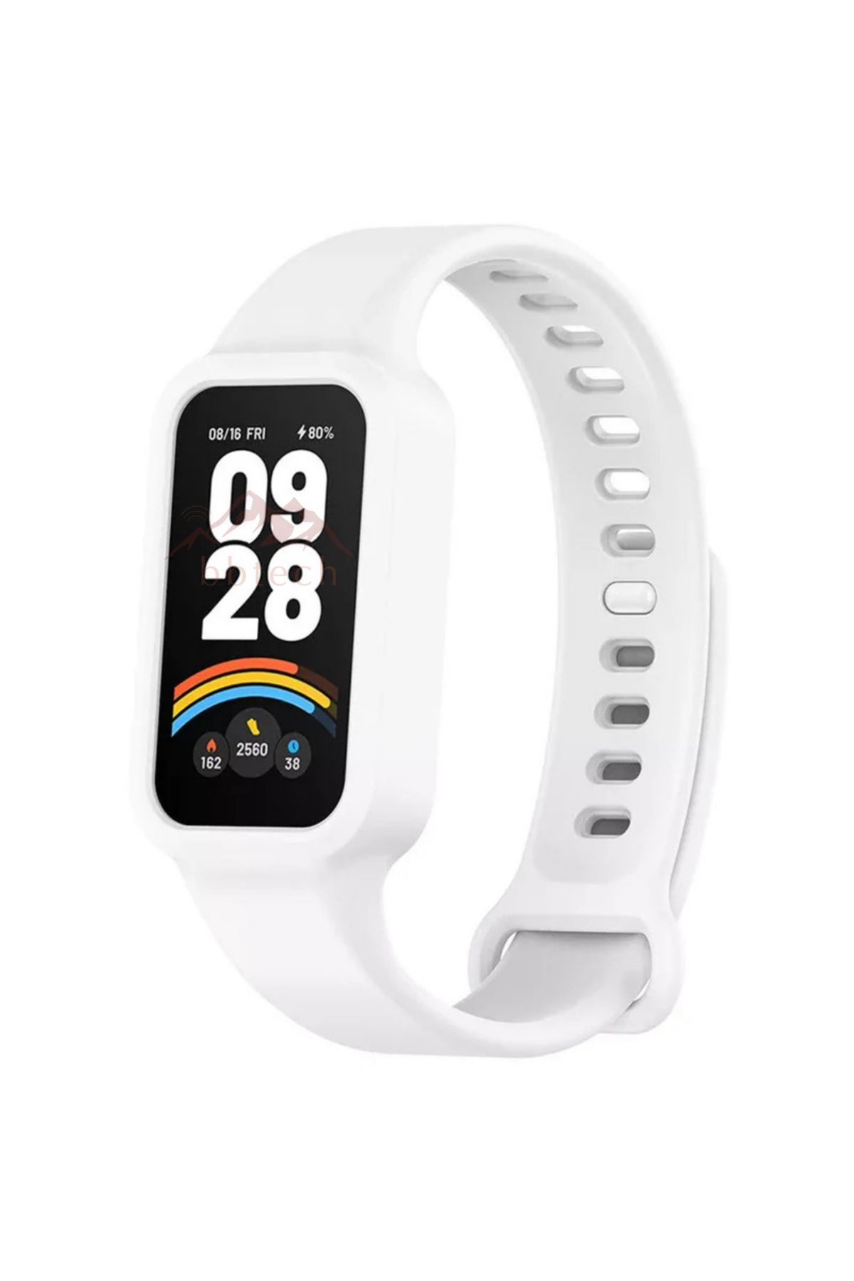 bbtech Xiaomi Smart Band 9 Active & Redmi Smart Band 3 Kasalı Silikon Kordon Mi 9 Active Mi Band 3