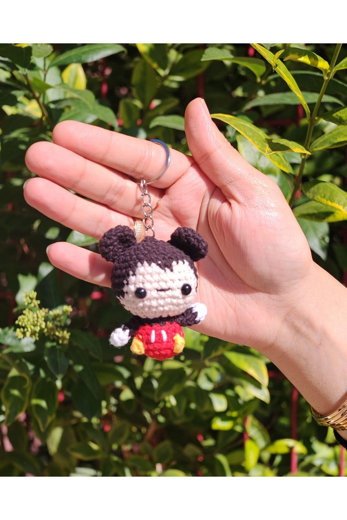 ayta kids clothing toys Ayta kids clothing & toys el örgüsü micky mouse anahtarlık çanta süsü charm