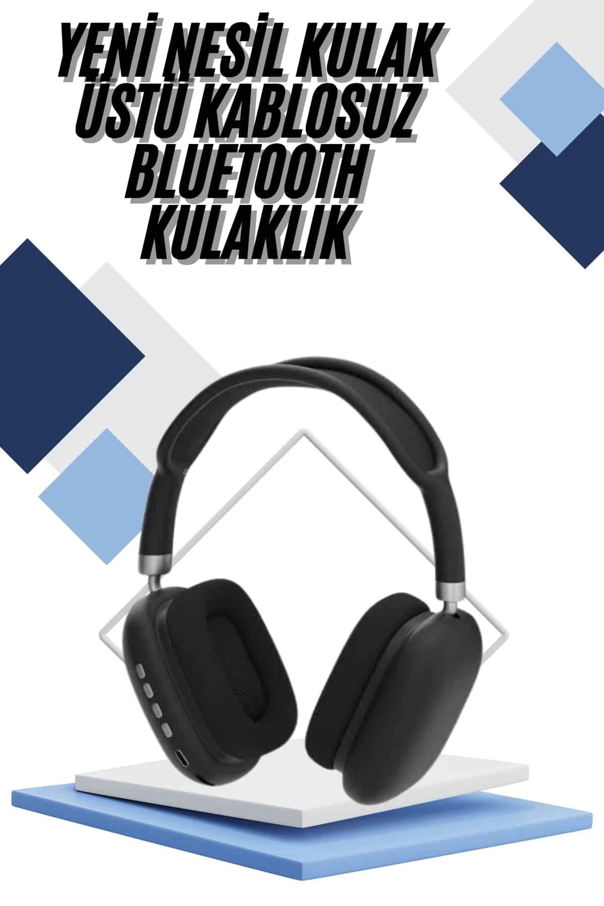Vemora Yeni Nesil Bluetooth Kulaklık Kulak Üstü ANC Özelliği Yüksek Ses Kaliteli