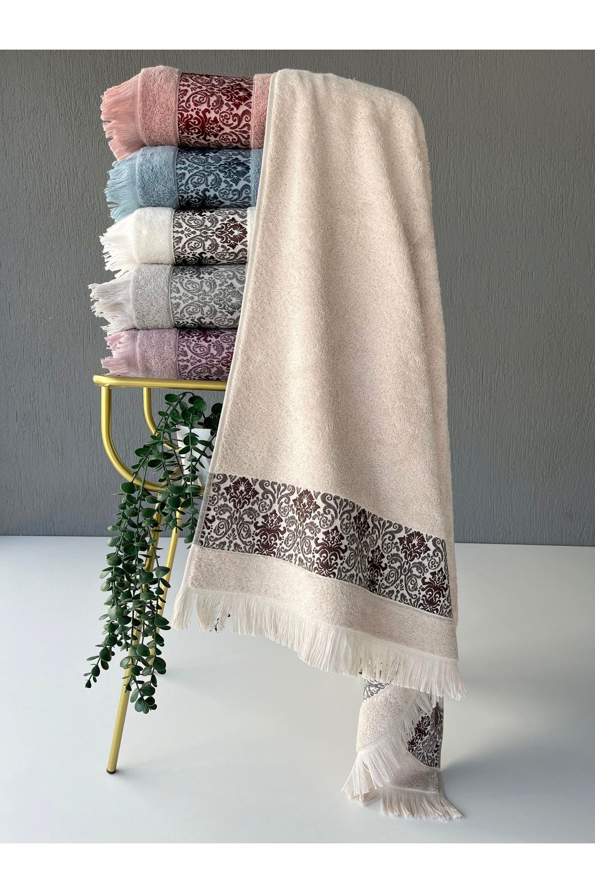 sarra 90X150 ŞEHZADE BANYO HAVLUSU - MÜRDÜM