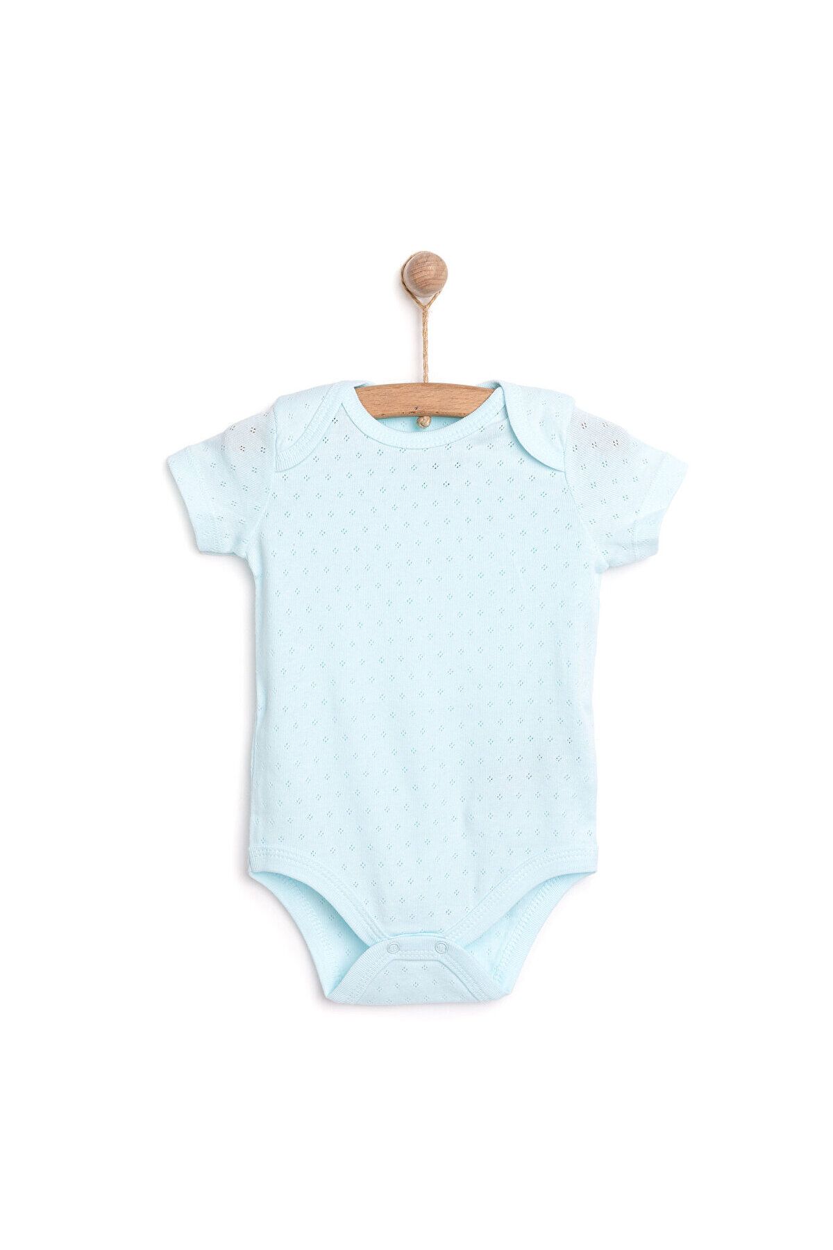 ebebek Hello Baby HelloBaby Jakarlı Kısa Kol Body