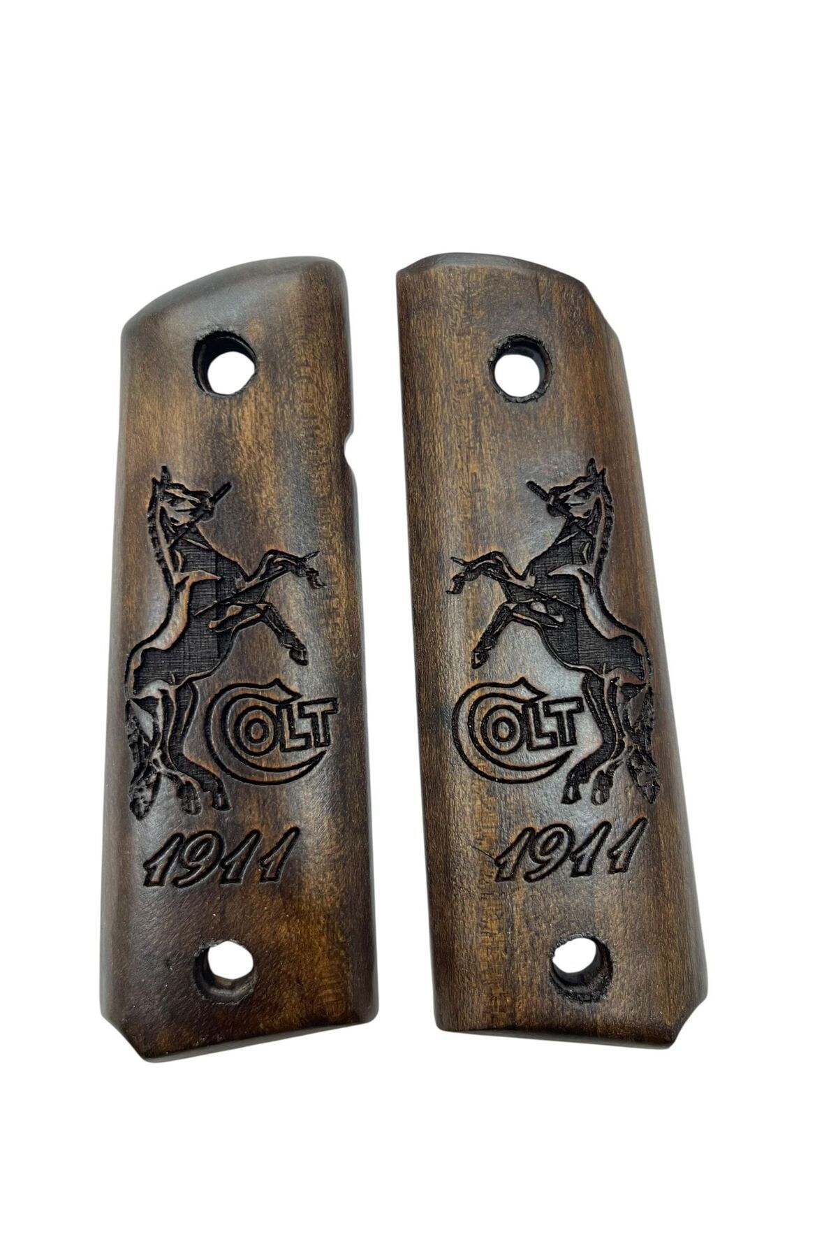 bahadırsilahcılık Colt 1911 Ahşap lazer kesim Kabzesi