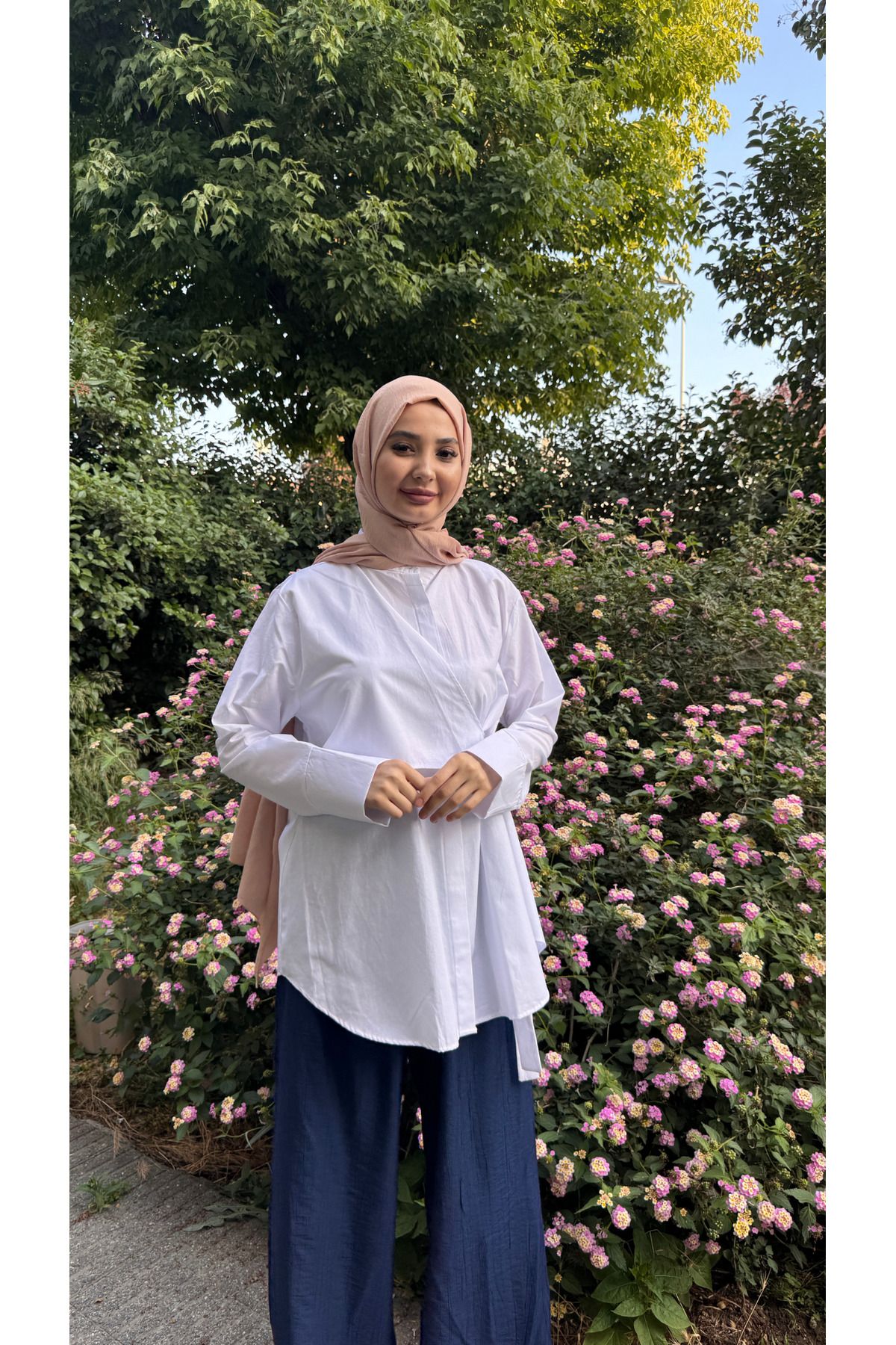 Swass Kemerli Parçalı Gömlek Siyah