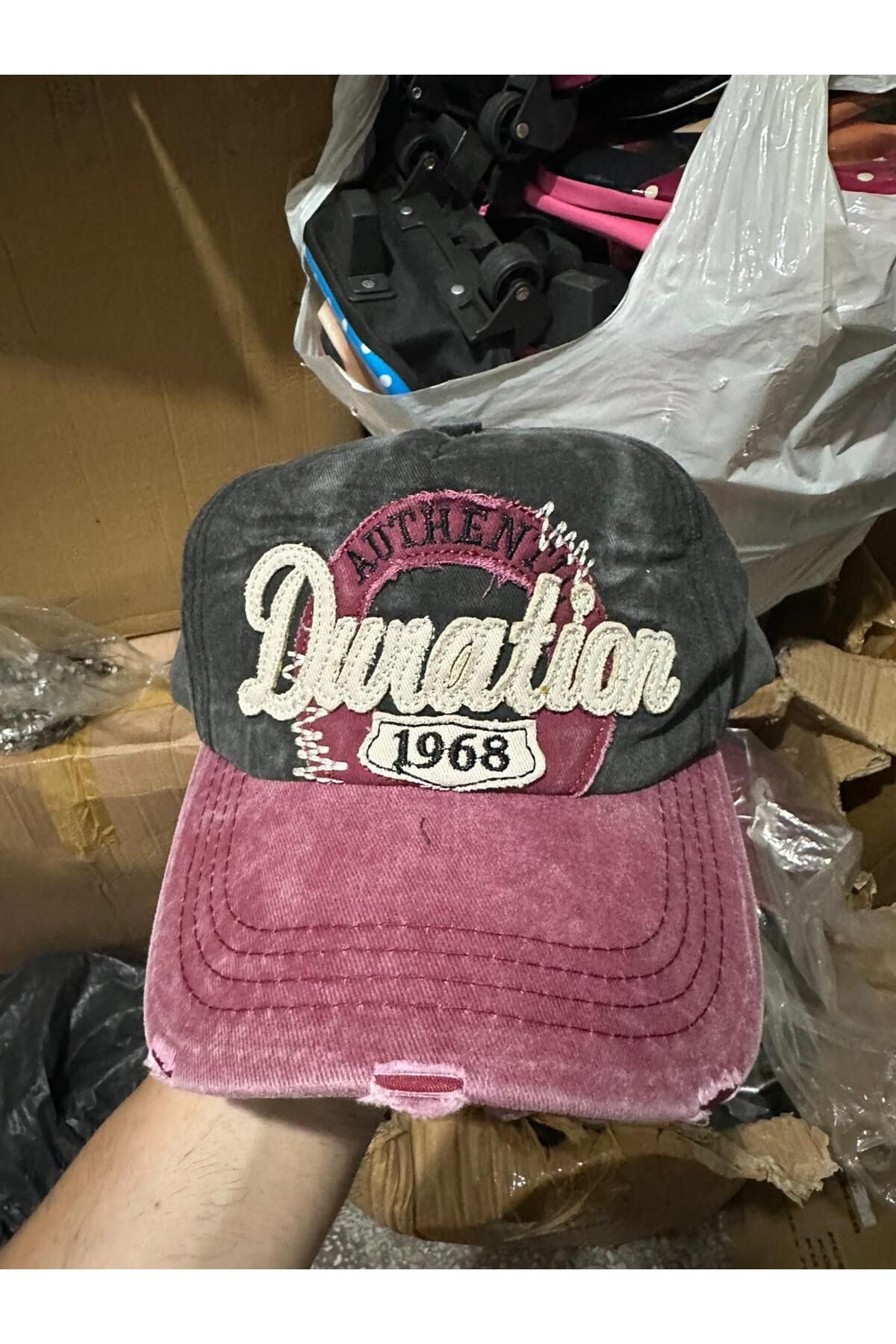 ergül çanta Duration Nakışlı Eskitme Unisex Şapka