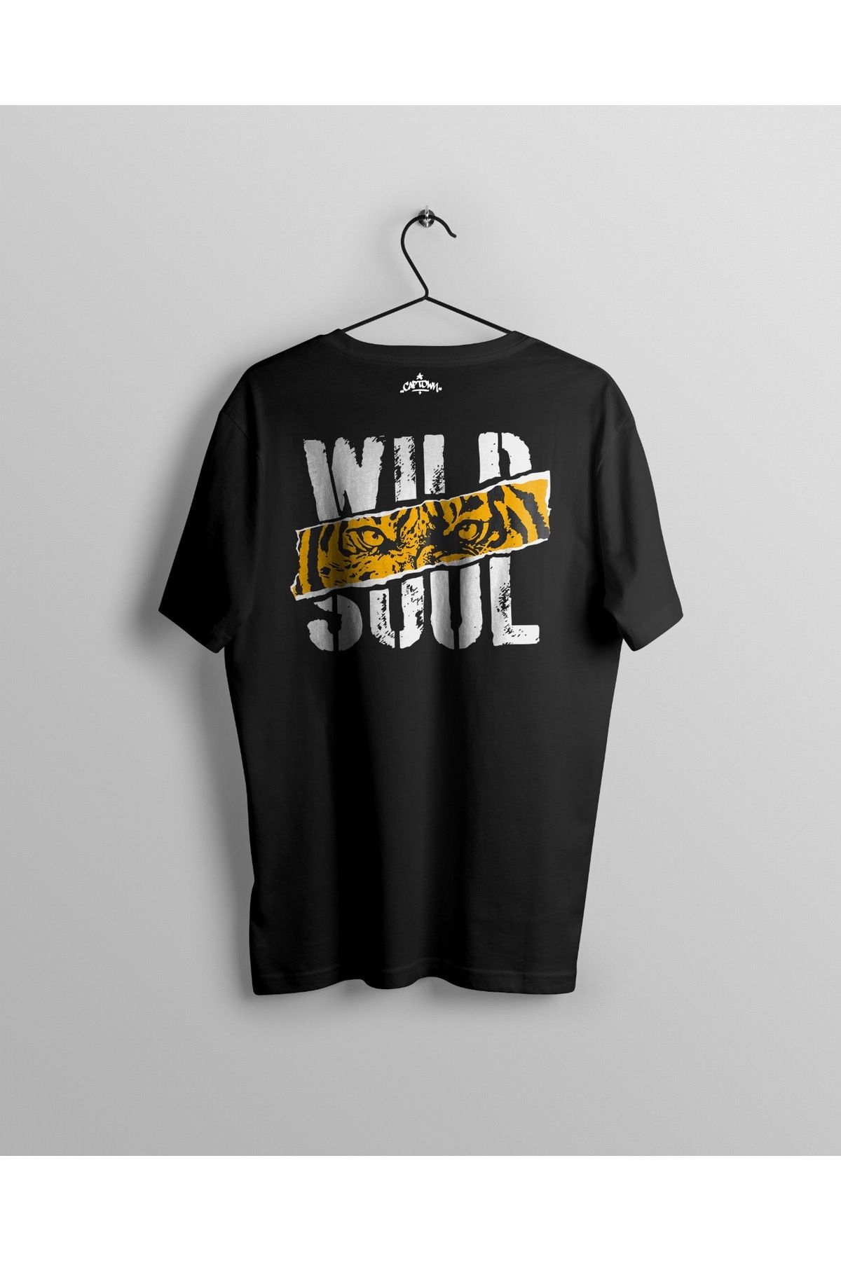Ct Erkek Oversize Baskılı T-Shirt - Wild Soul