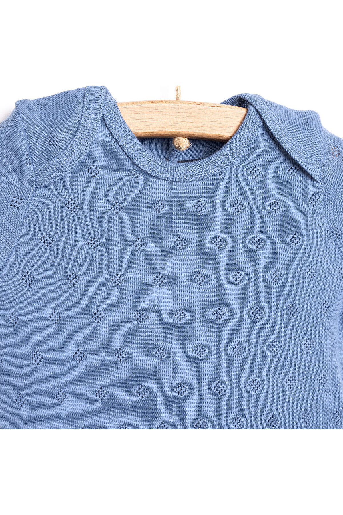 ebebek Hello Baby HelloBaby Jakarlı Kısa Kol Body fotoğrafı 3 (önizleme)