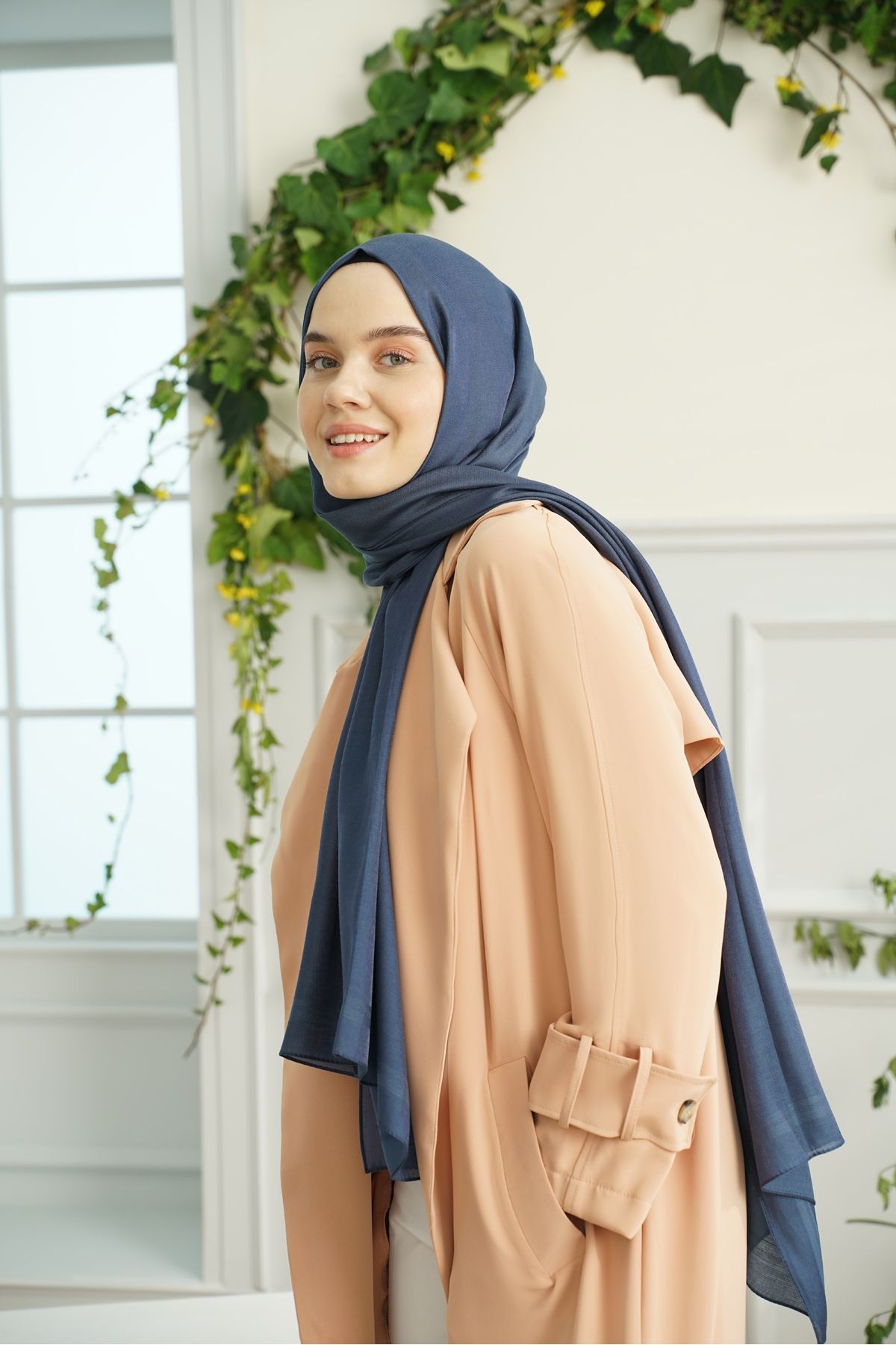 ARMANDA PRENSES SERİSİ ÇERÇEVELİ DÜZ DESEN ŞAL