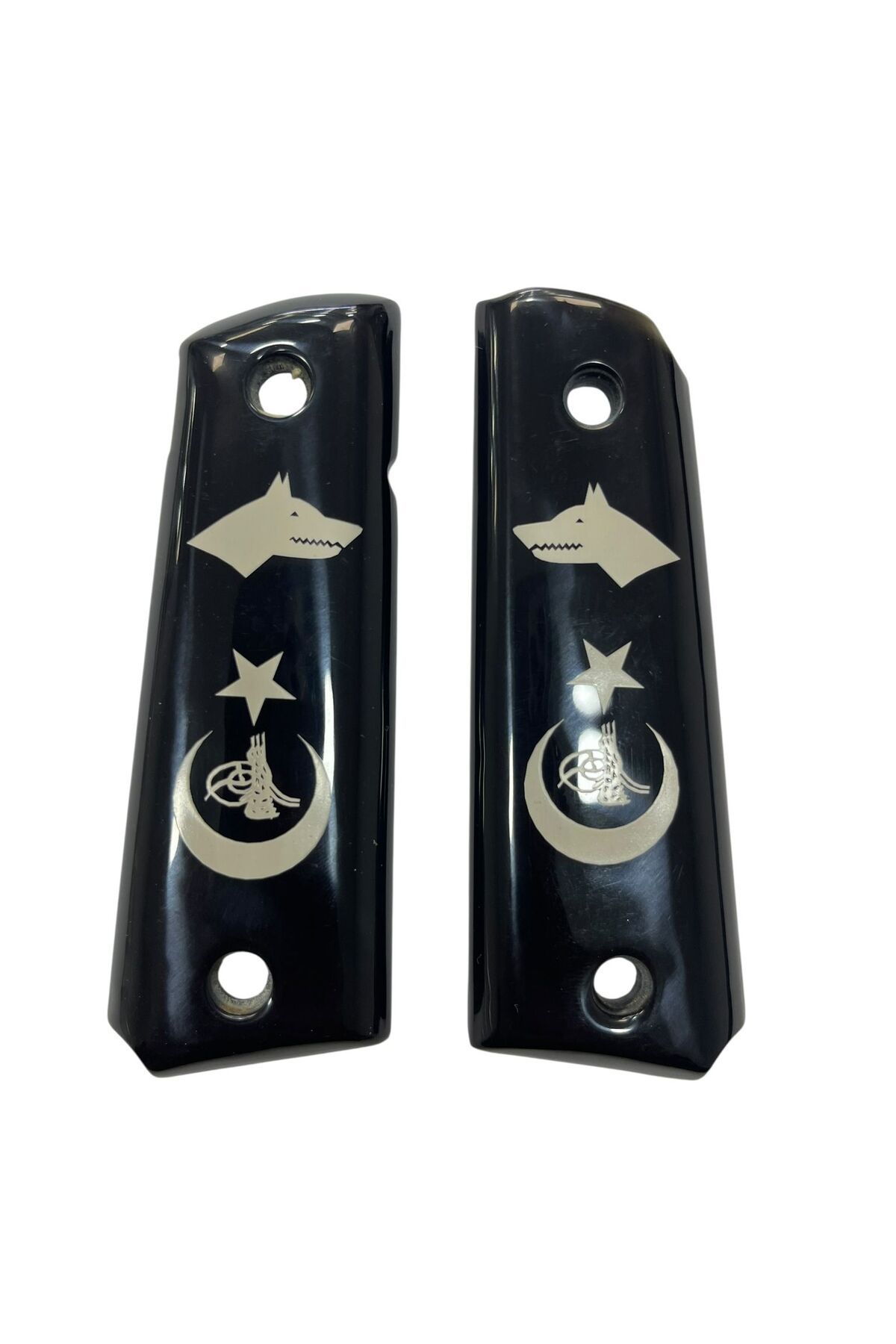 bahadırsilahcılık Colt 1911 Özel Siyah pleksi Kabzesi
