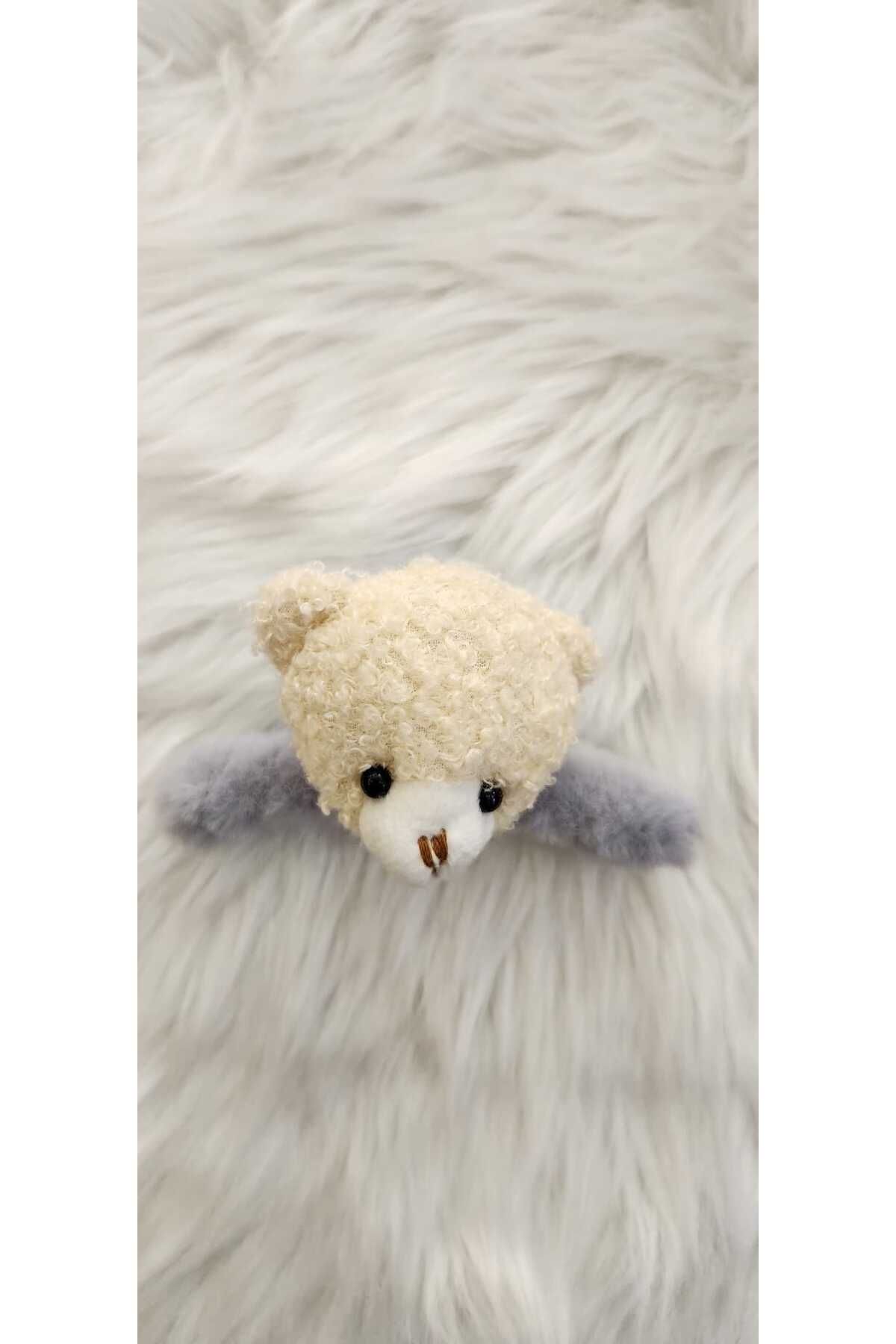 Atölye03 Ayıcıklı Peluş Kıskaçlı Toka