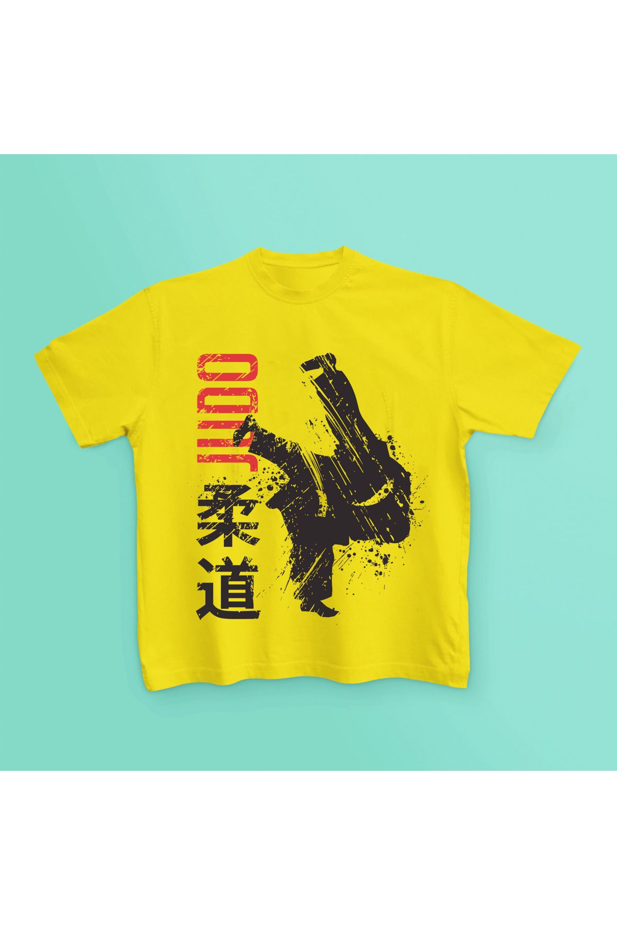 MAGORS JUDO BASKILI PAMUKLU KISA KOLLU GENÇ VE ÇOCUK TSHIRT