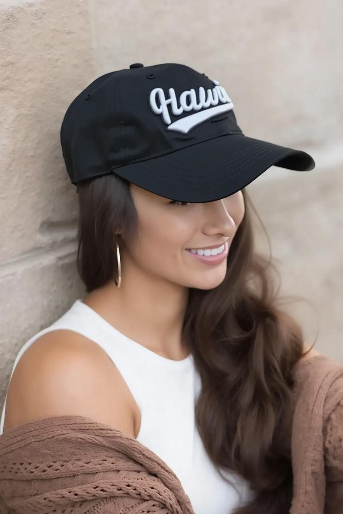 Külah Premium Hawaii Nakışlı Pamuk Şapka | Trucker Kep