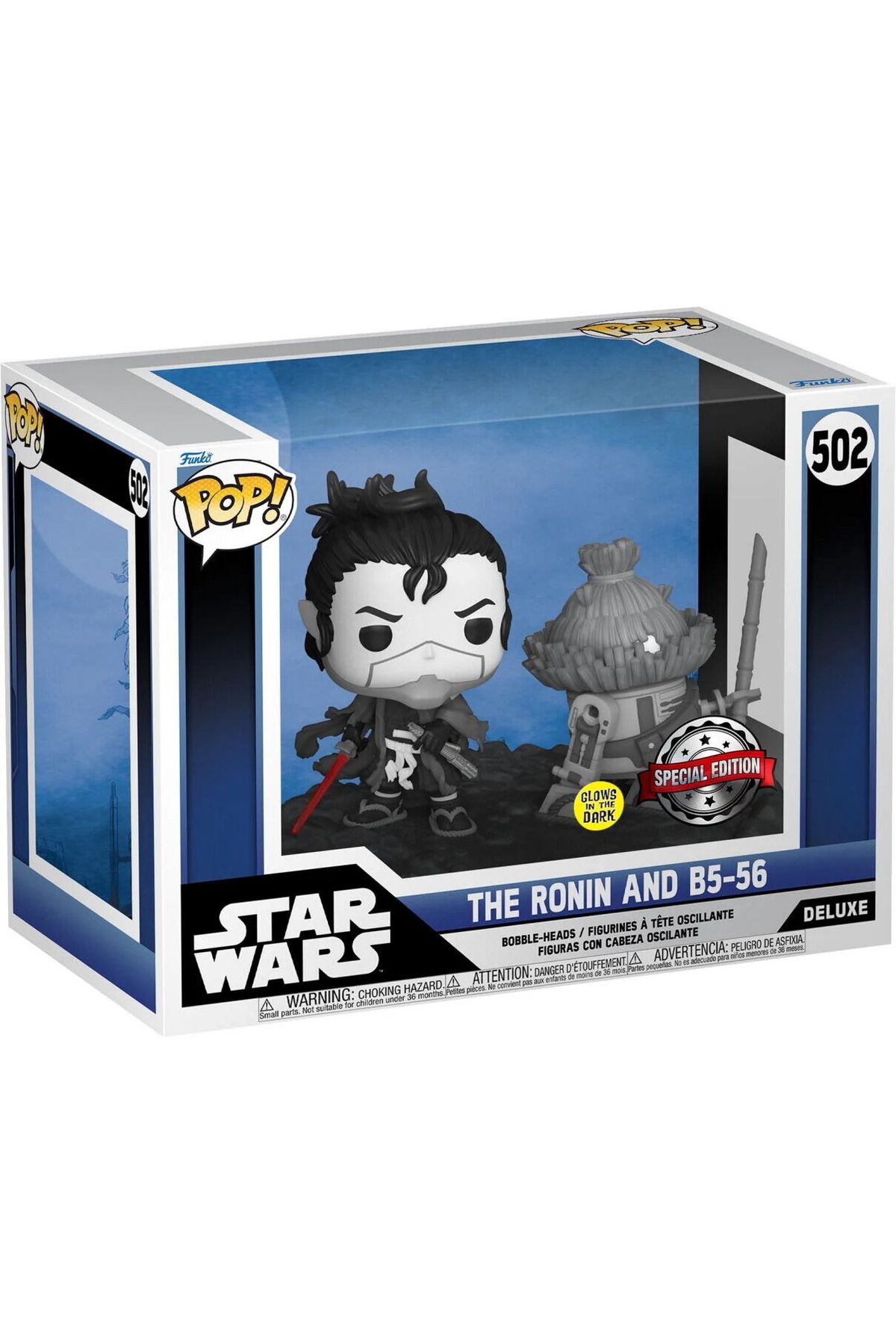 Funko Pop Deluxe Star Wars The Ronin And B5-B6 Special Editon No:502 Booble Head