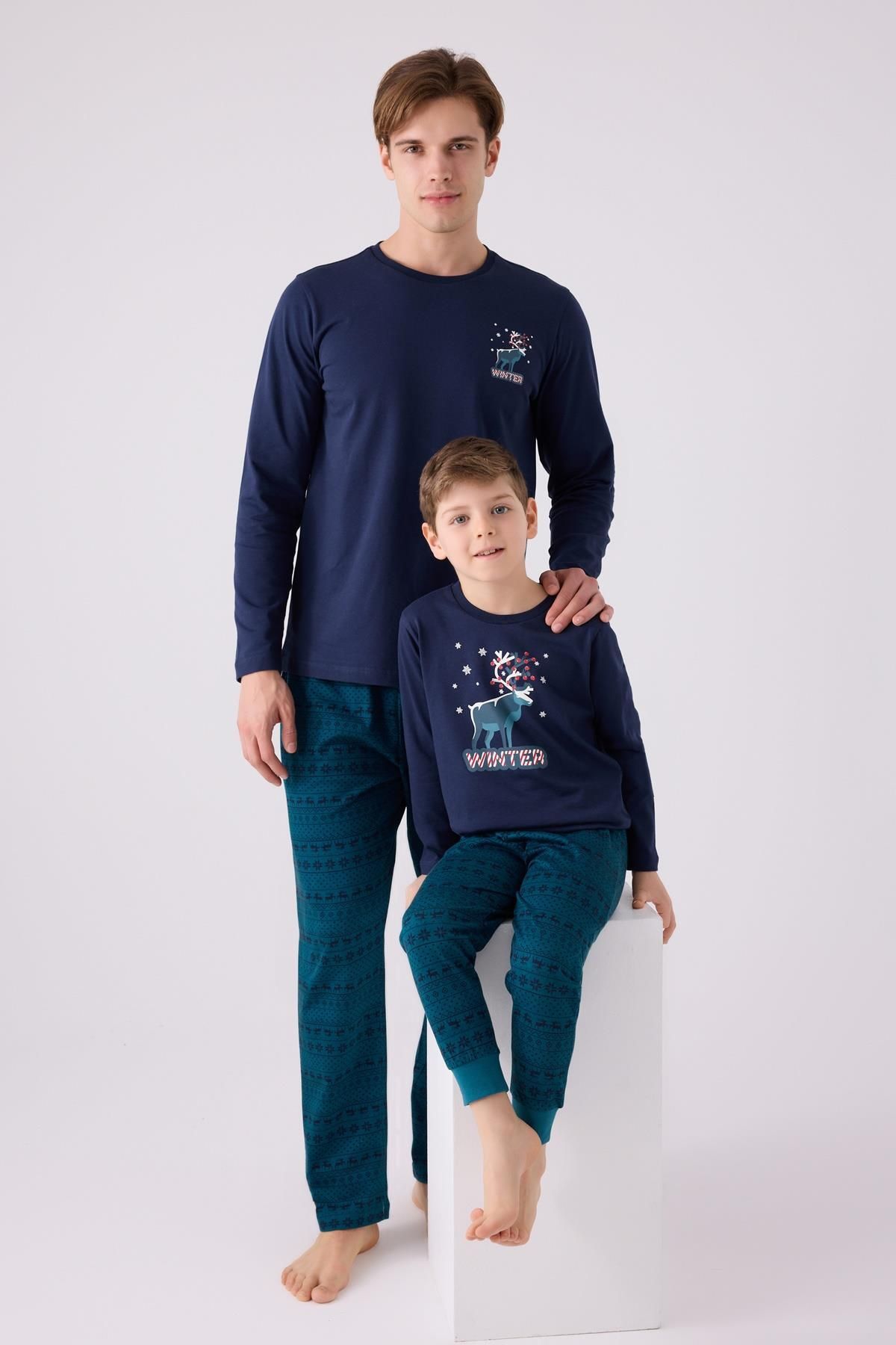 Arnetta Yılbaşı Aile Pijama Takım, Kadın Erkek ve çocuk pijamalar ayrı ayrı fiyatlandırılır