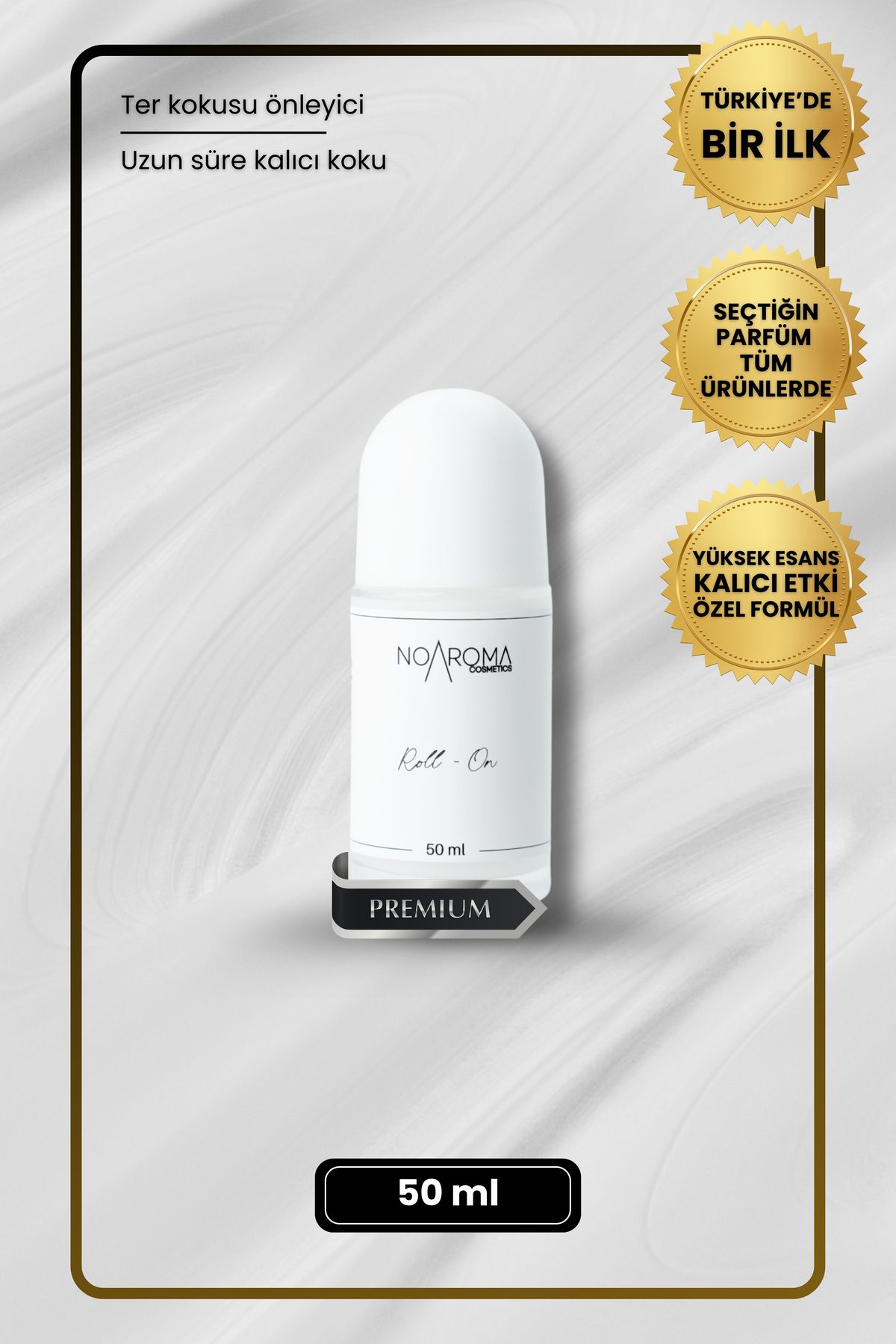 Noaroma BLACK CODE ERKEK TER KOKUSU ÖNLEYİCİ PARFÜM KOKULU ROLL-ON 48 SAAT ETKİLİ 50 ML