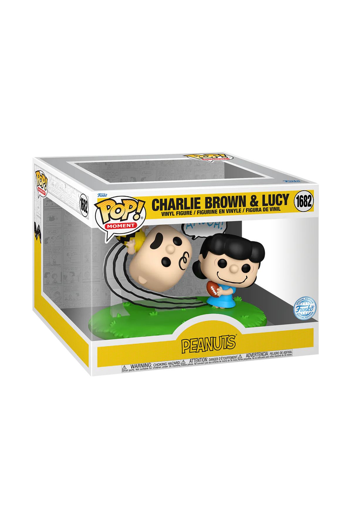 Funko Pop Moments Peanuts Charlie Brown & Lucy Special Edition No:1682