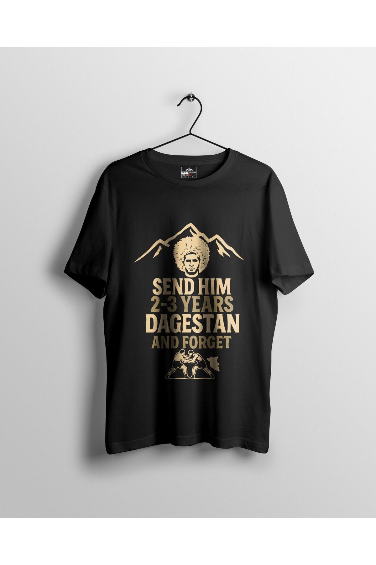 Ct Erkek Oversize Baskılı T-Shirt - Dagestan