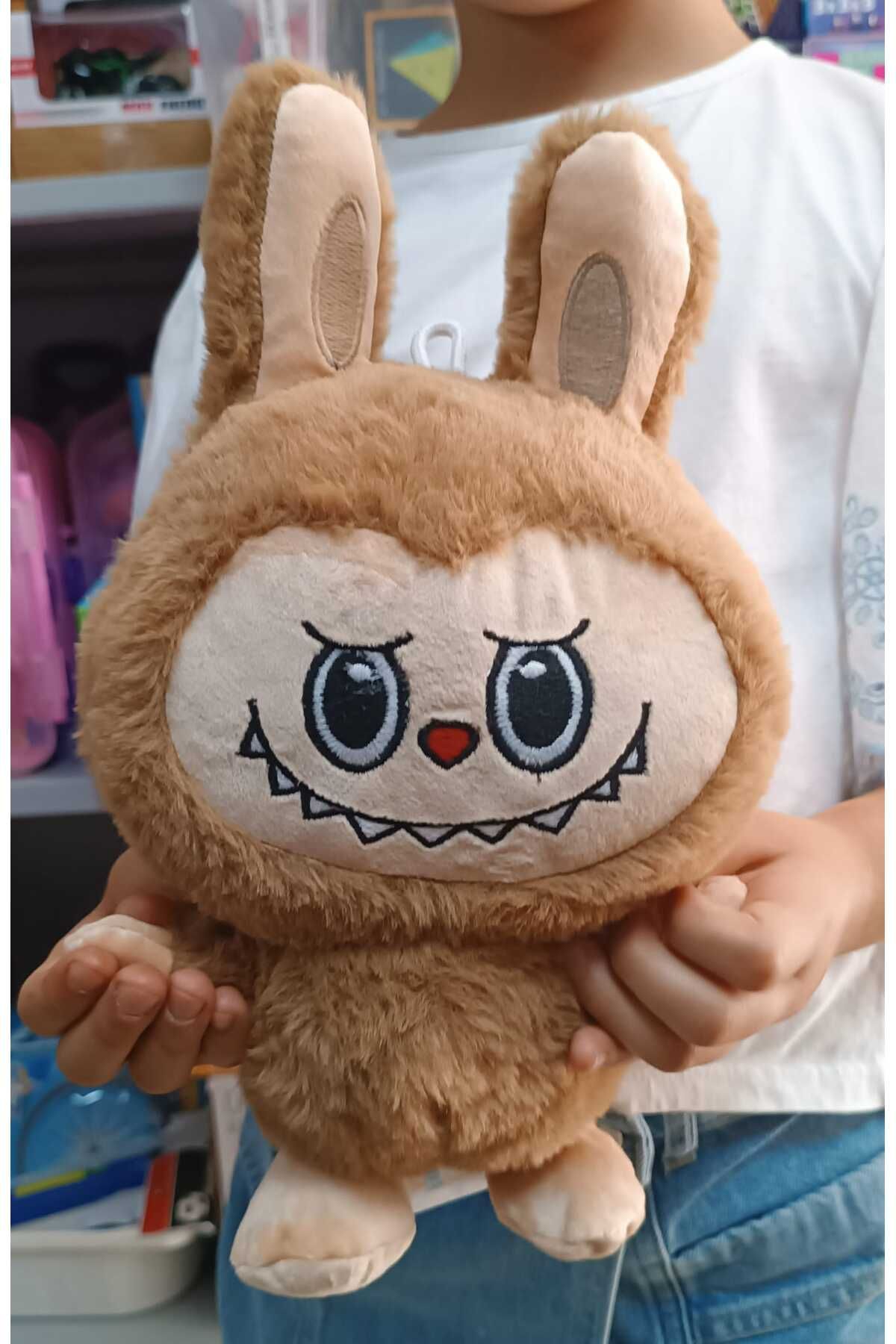 LRS STORE Labubu Peluş Figür 30 cm Yüksek Kalite Oyun Arkadaşı