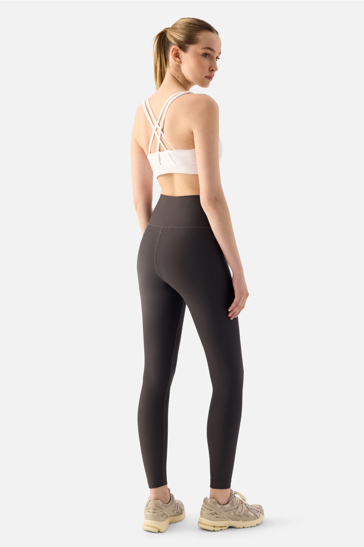 Superstacy-Liora High Waist Soft 7/8 Smoked Sports Leggings 3