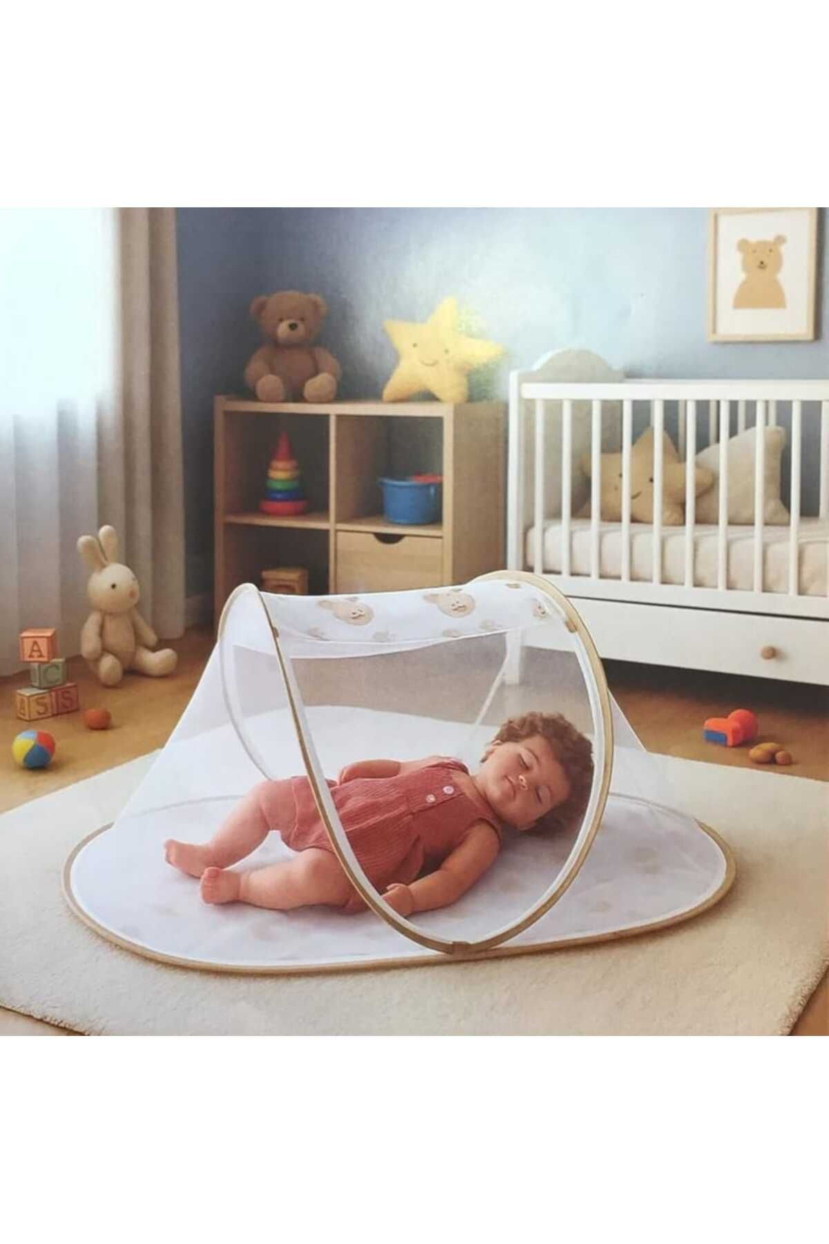 Cozibo Katlanabilir Bebek Cibinliği Taşınabilir Sinek Engelleyici Bebek Çocuk Cibinliği