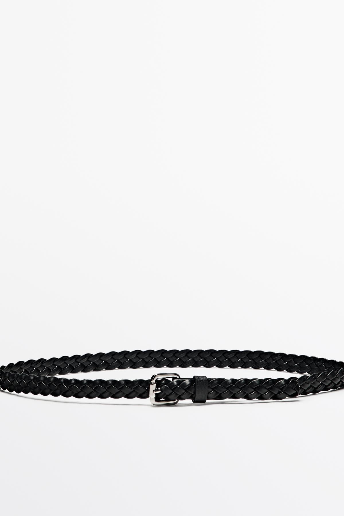 Massimo Dutti Örgü napa deri kemer