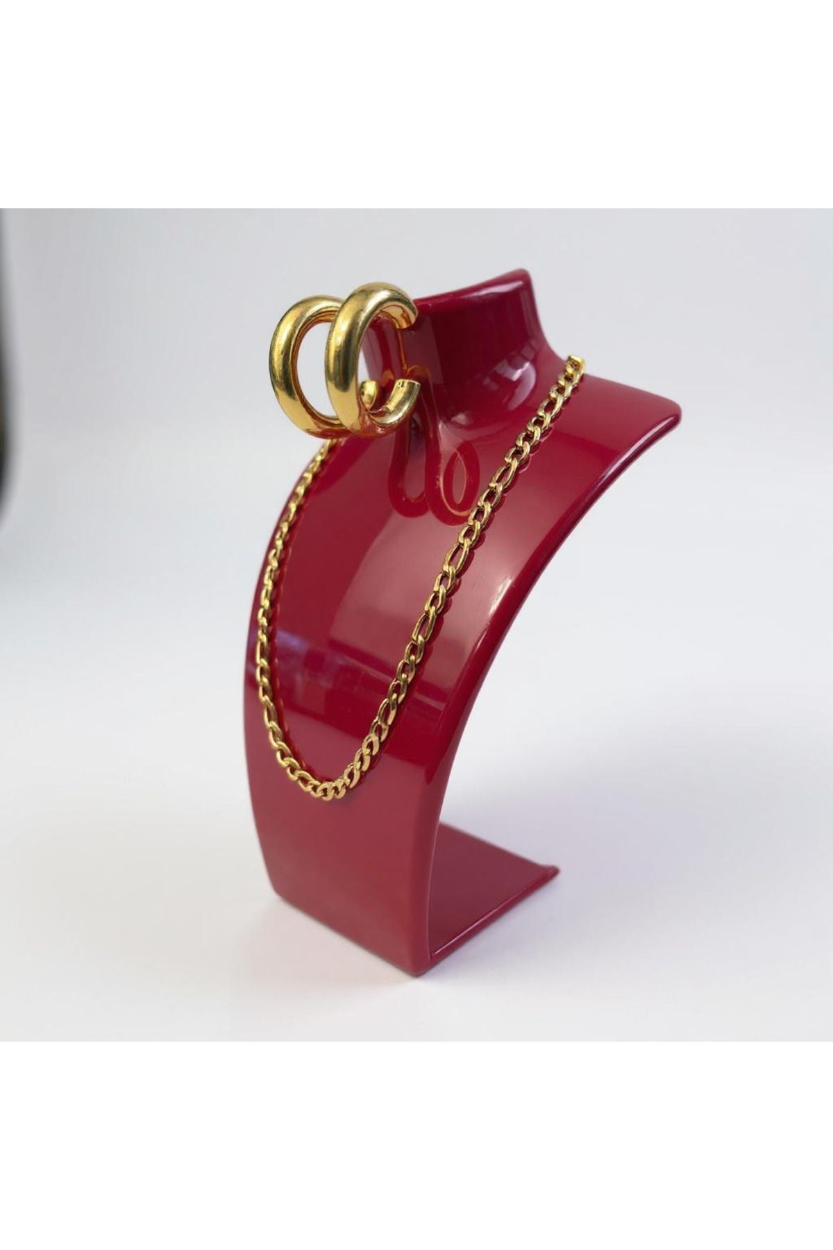 STAND MARKET Kolye Standı Akrilik Fuşya 14x21 cm