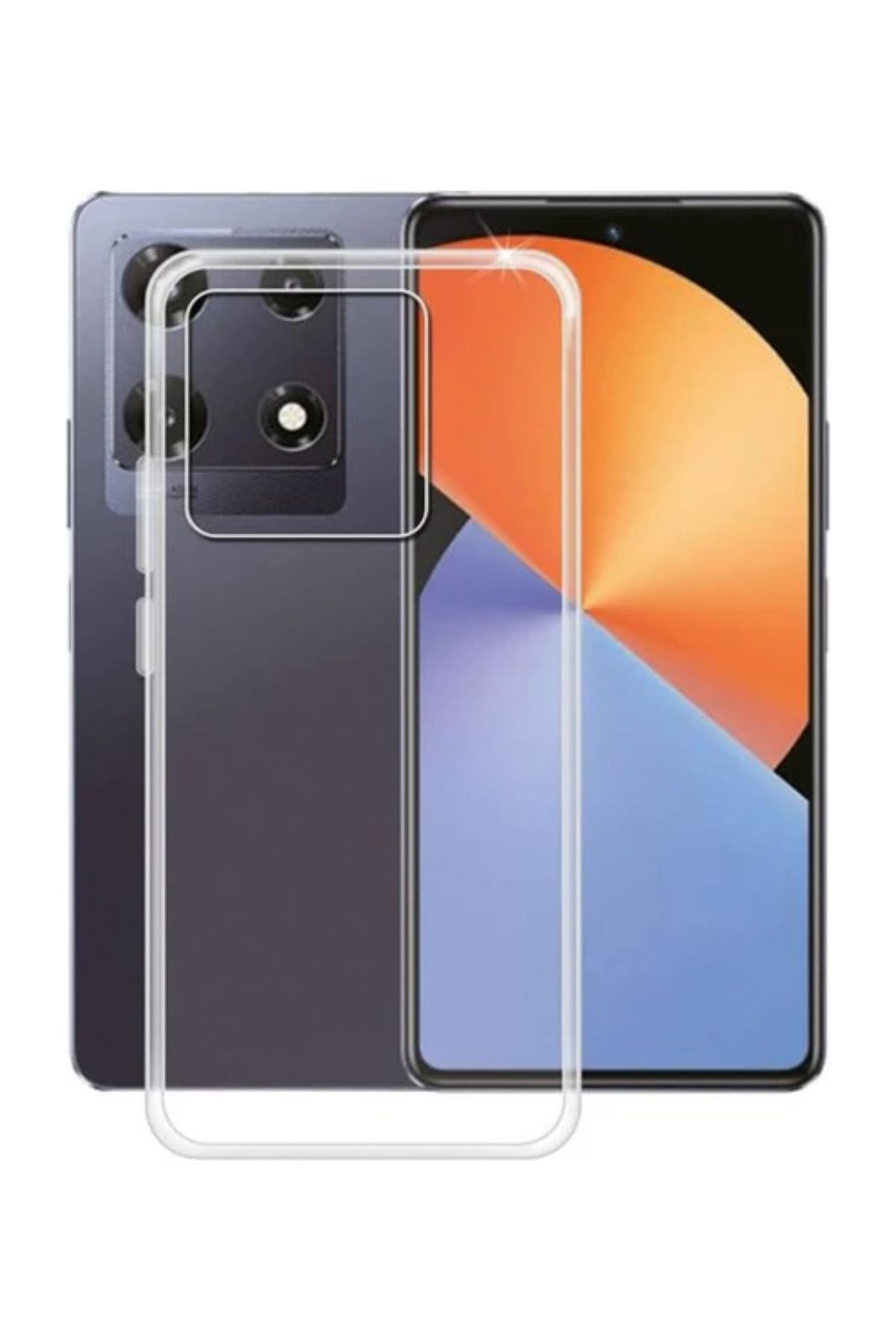 foxpower İnfinix Note 30 Şeffaf Kılıf 0.2mm Şeffaf Silikon
