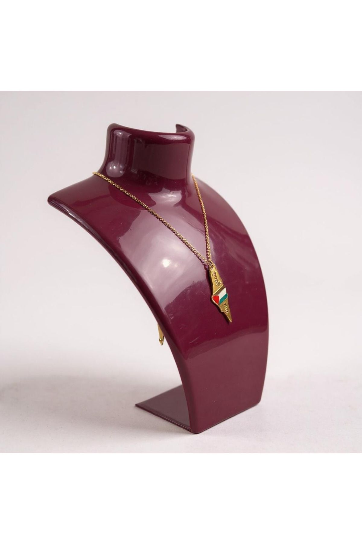 STAND MARKET Kolye Standı Akrilik Mor 14x21 cm