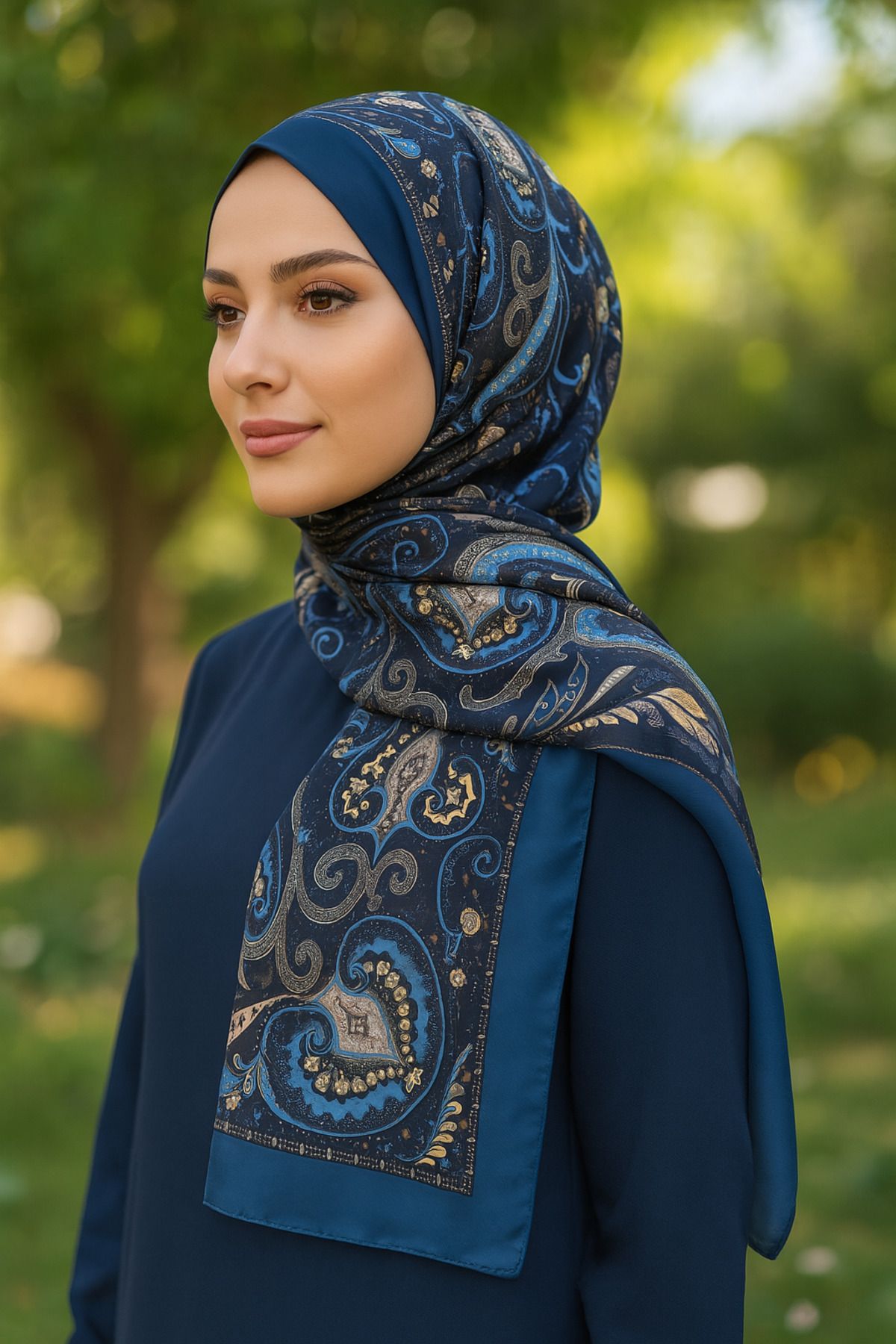 Nuva Land Paisly Desenli Pamuk Şal | Soft Dokulu Seri