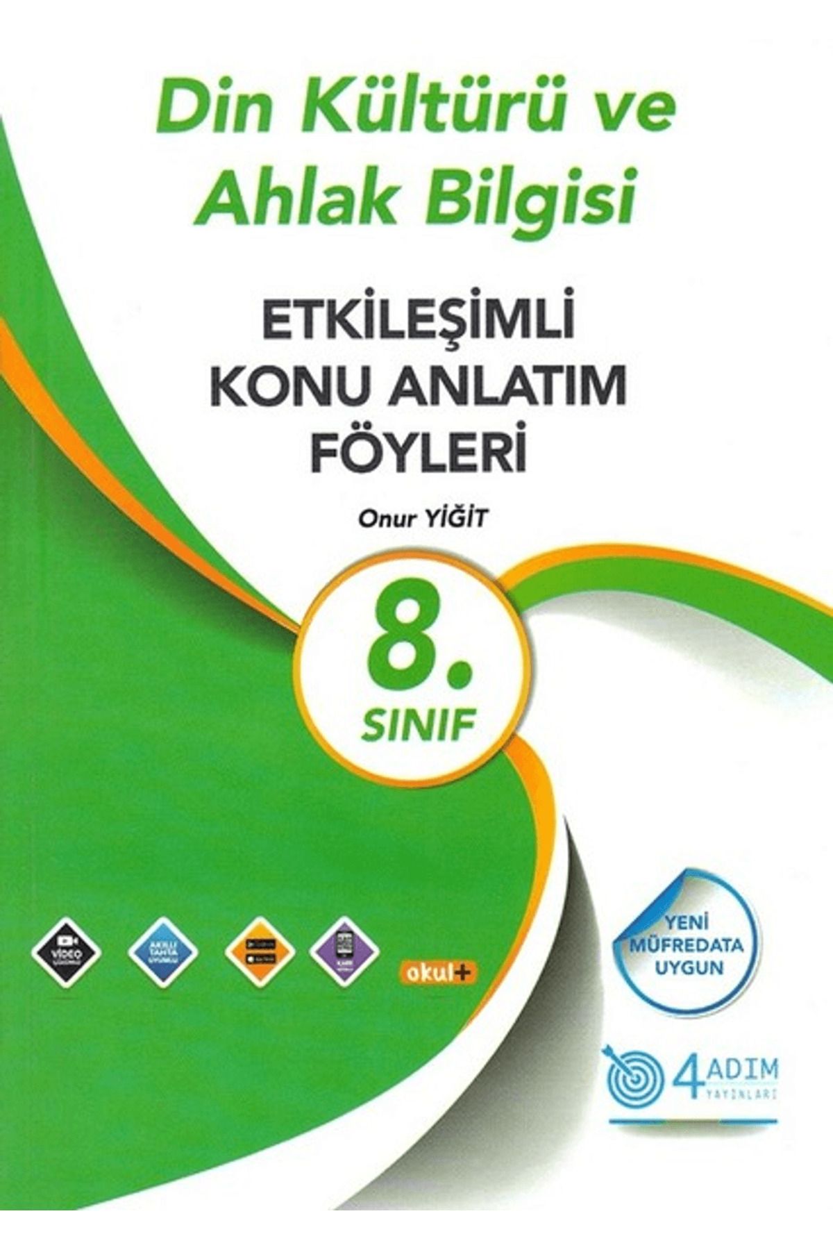 4 Adım Yayınları 8. Sınıf Din Kültürü ve Ahlak Bilgisi Etkileşimli Konu Anlatım Föyleri