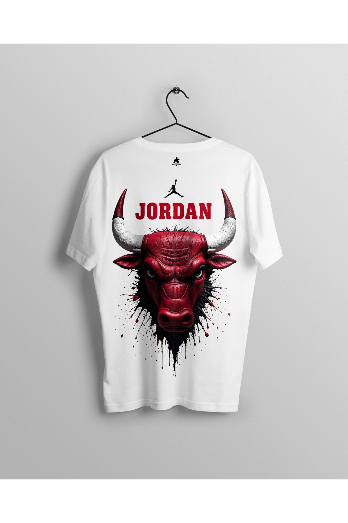 Ct Erkek Oversize Baskılı T-Shirt - Jordan