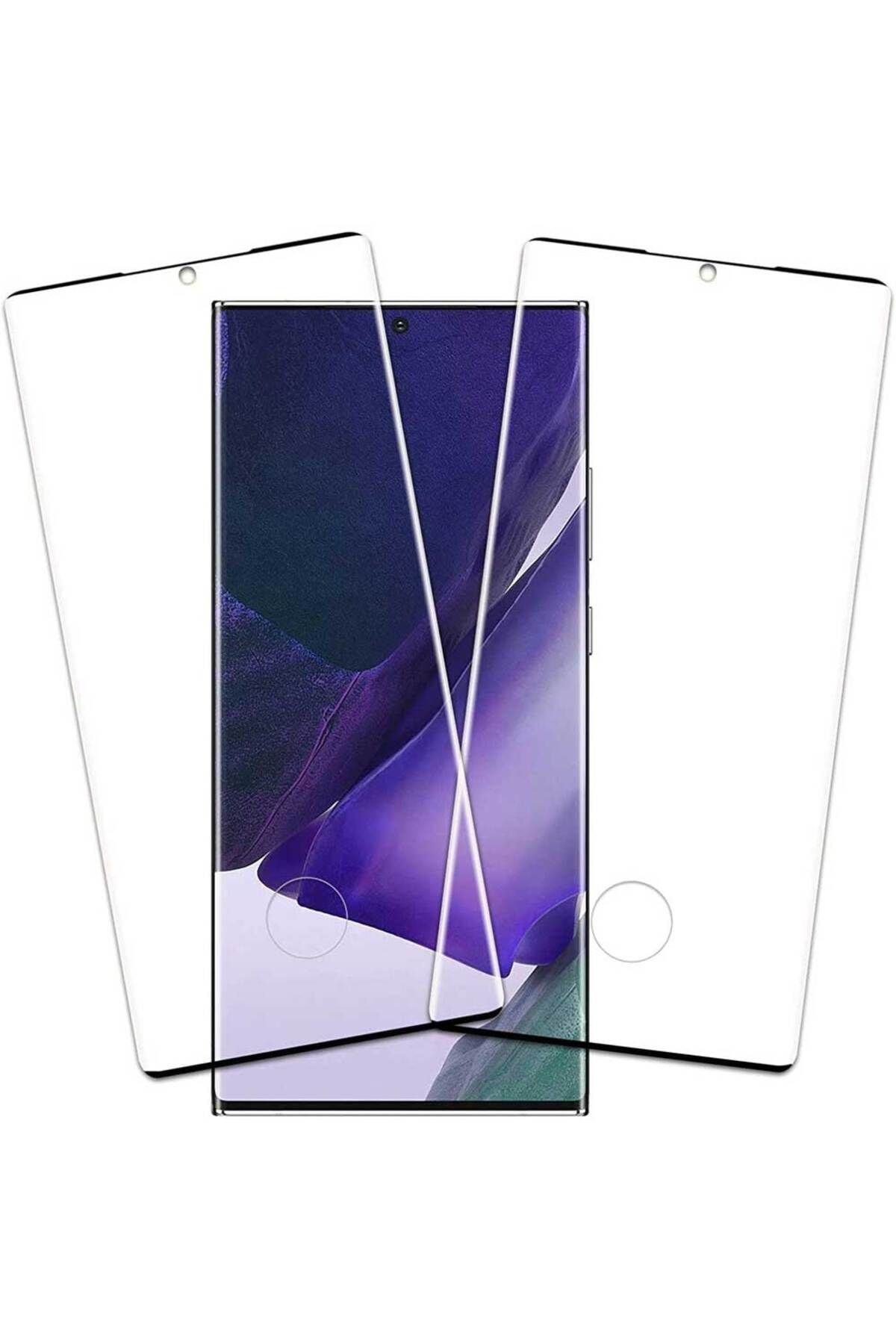 Smart Tech Samsung Galaxy Note 20 Uyumlu Kırılmaz Cam Ekran Koruyucu 2 li Set
